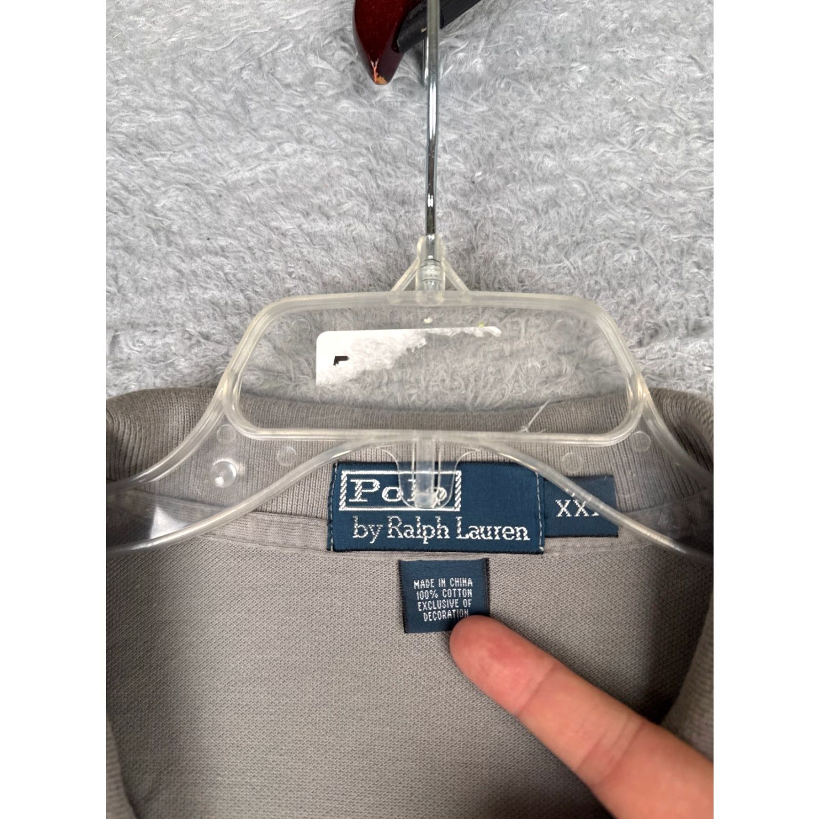Ralph Lauren VINTAGE Polo Ralph Lauren Polo Shirt Men 2XL Gray Short Sleeve Cotton Polo Shirt Mens 2XL Gray Polo Ralph Lauren Shirt Vintage Size US XXL / EU 58 / 5 - 7 Thumbnail