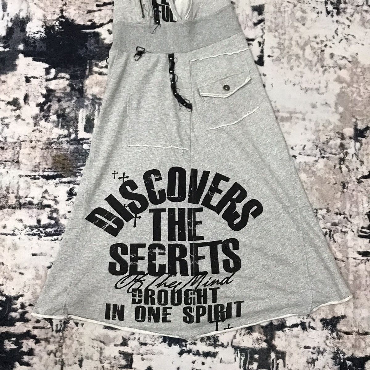 Japanese Brand Ghost of Halem Long Dress Punker Tank Top Hoodie Size XS / US 0-2 / IT 36-38 - 2 Thumbnail