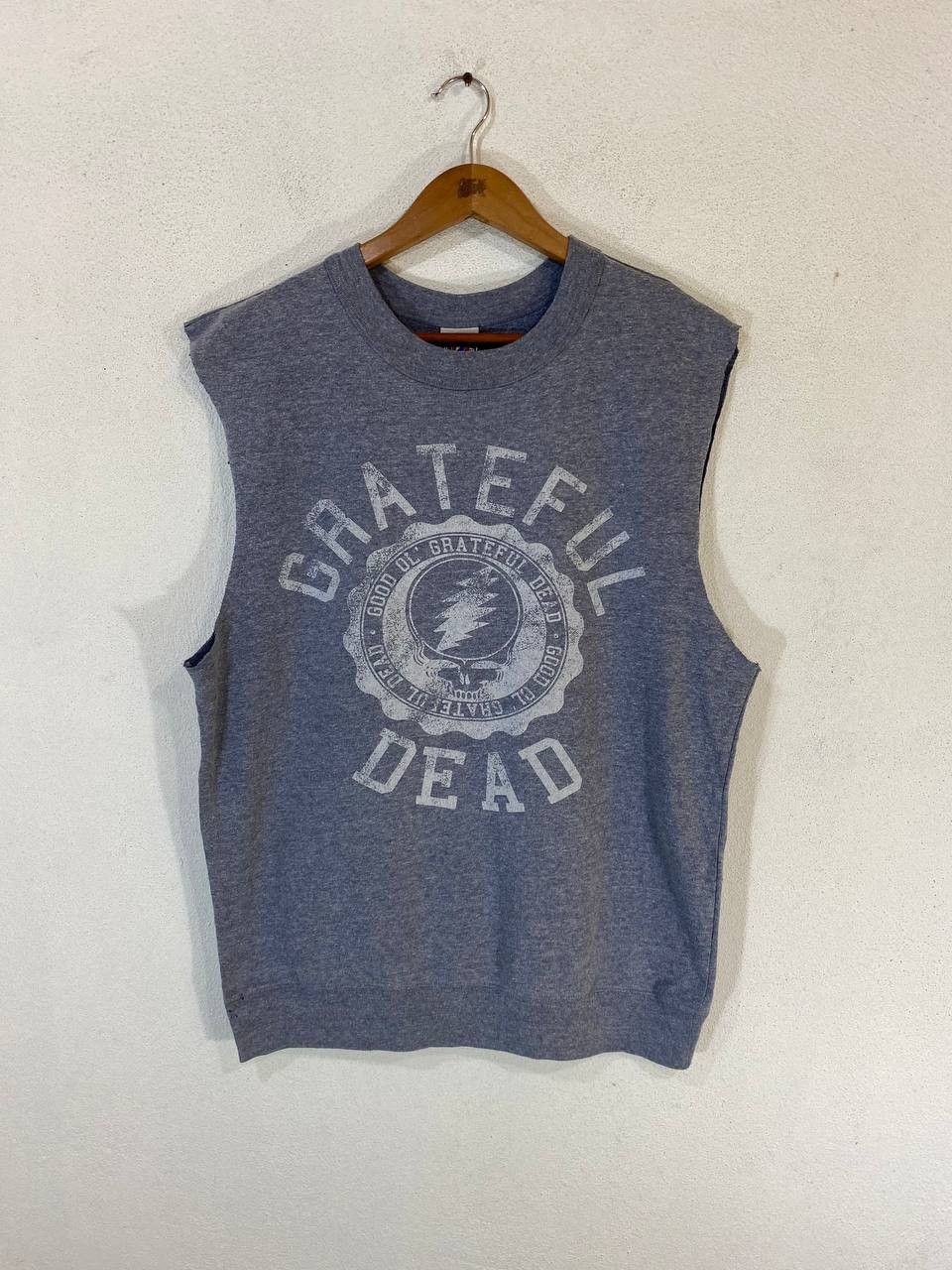image of Avant Garde x Band Tees Grateful Dead Band Sleeveless Nice Design in Light Purple (Size Medium)