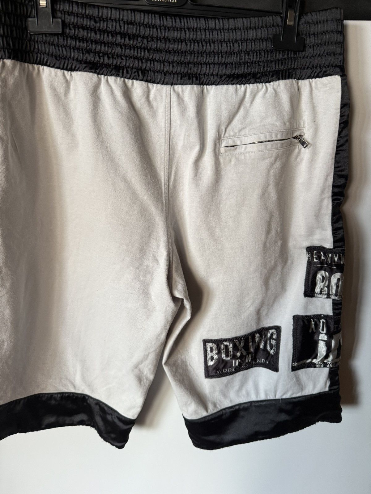 Dolce & Gabbana Dolce & Gabbana White & Black Boxing Shorts Size US 36 / EU 52 - 4 Thumbnail