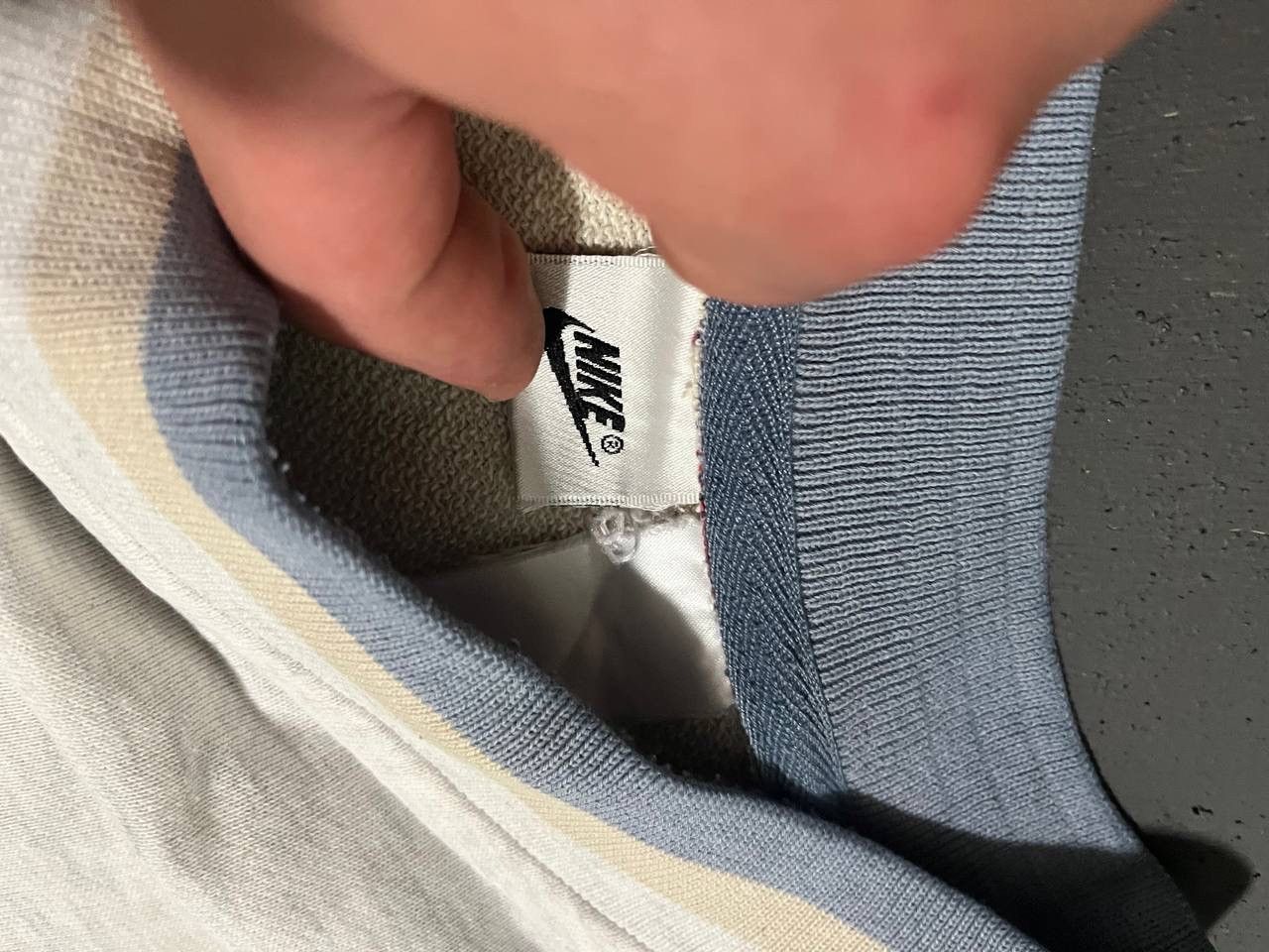 Nike Vintage 70s Nike Sweatshirt, Spell Out Size US XL / EU 56 / 4 - 4 Thumbnail
