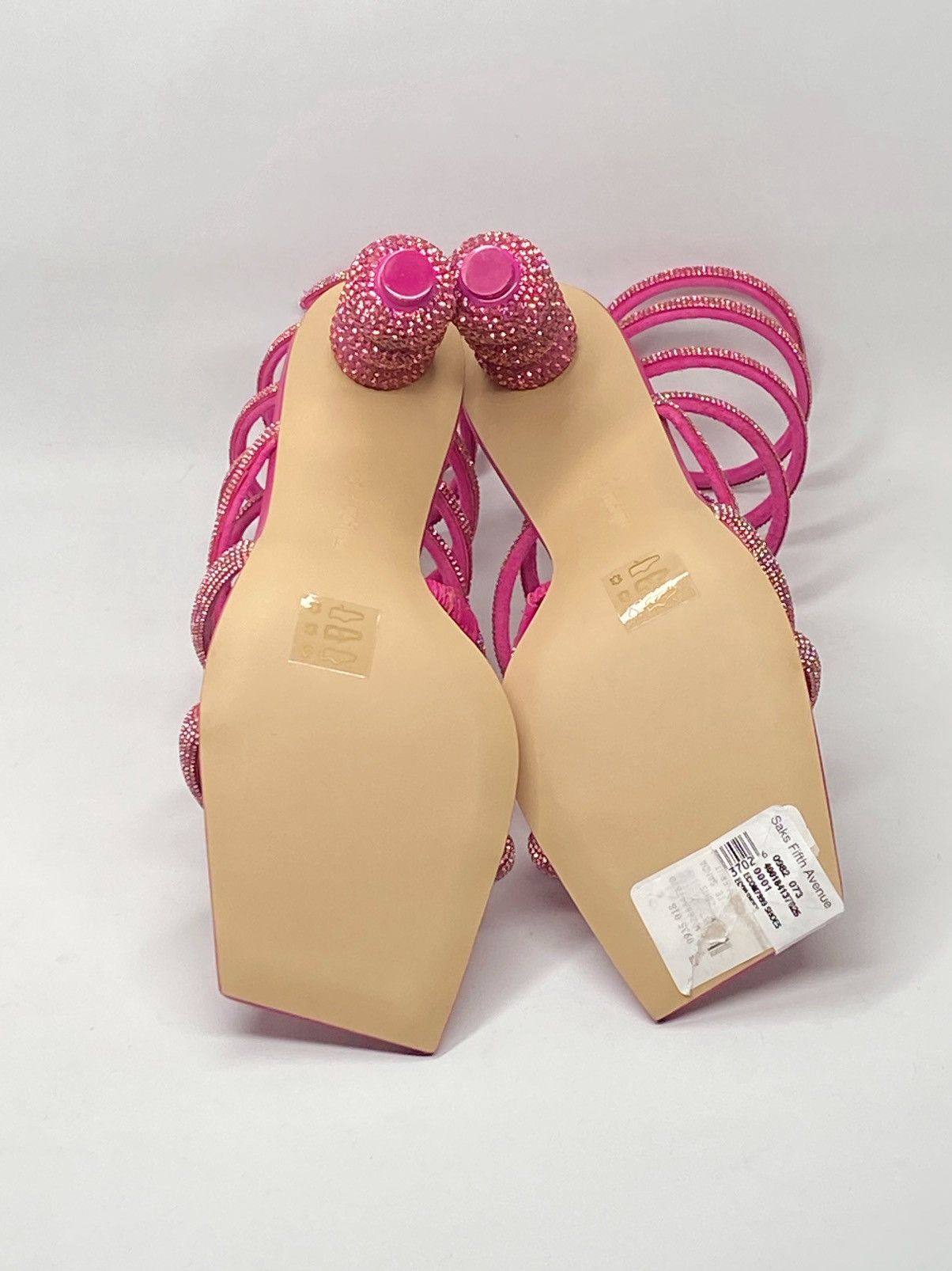 Cult Gaia Lislie Crystal Wrap Sandals size 39