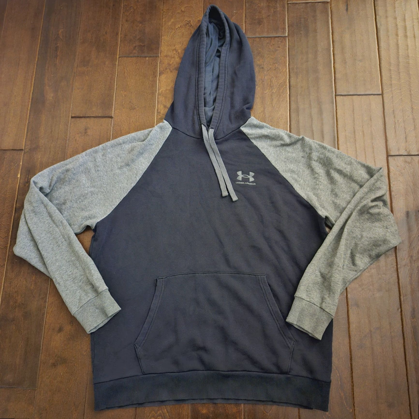Under Armour VINTAGE: No Under Armour Hoodie Mens L Gray Blue Pullover Loose Fit Athletic Shirt? Size US L / EU 52-54 / 3 - 2 Thumbnail