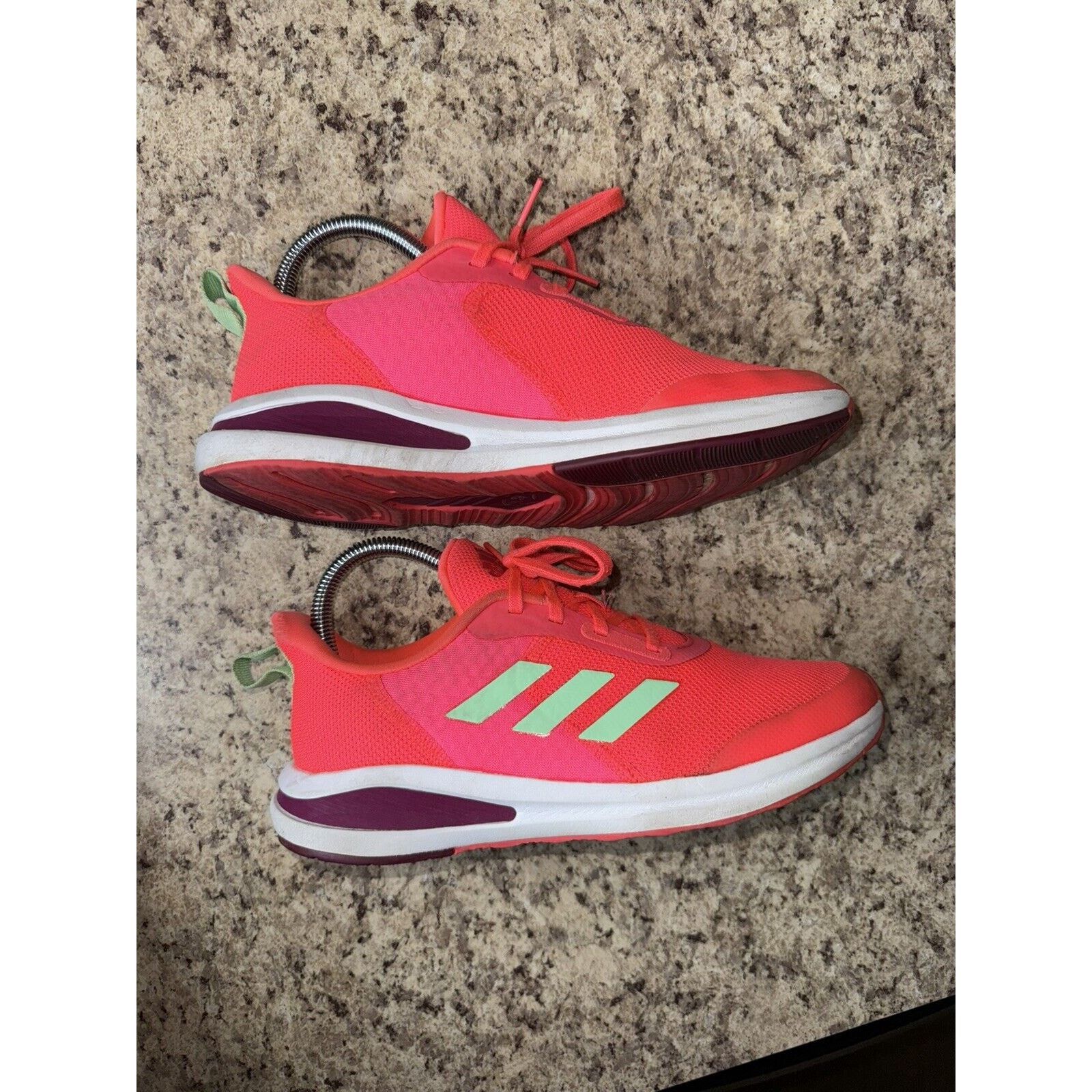 Adidas Adidas Fortarun Girls Running Shoes Size 4.5 Youth Hot Pink Size US 4.5 / IT 34.5 - 7 Thumbnail