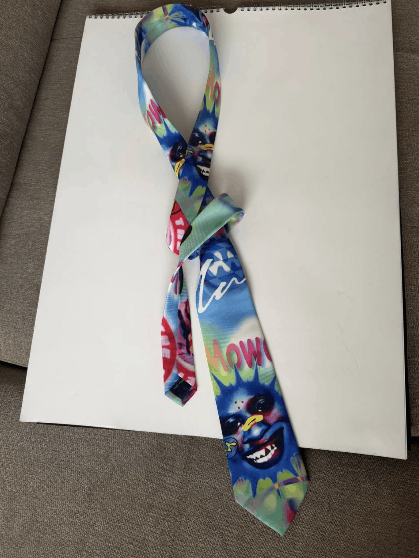 Mowalola Mowalola Rare Piece Multicolor MTV Tie Size ONE SIZE - 2 Thumbnail