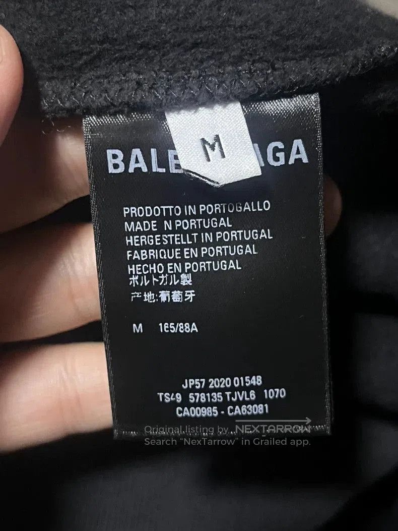 Balenciaga Balenciaga Black I Love U Logo Hoodie. Size US M / EU 48-50 / 2 - 7 Thumbnail