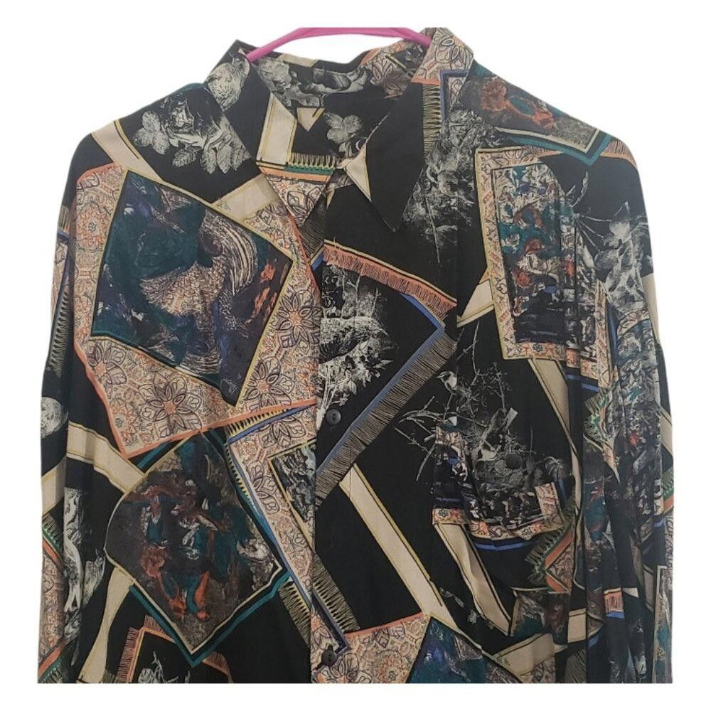 Designer CT1879 Gatucci Men's Vintage '90 Abstract Shirt XL Size US XL / EU 56 / 4 - 2 Thumbnail