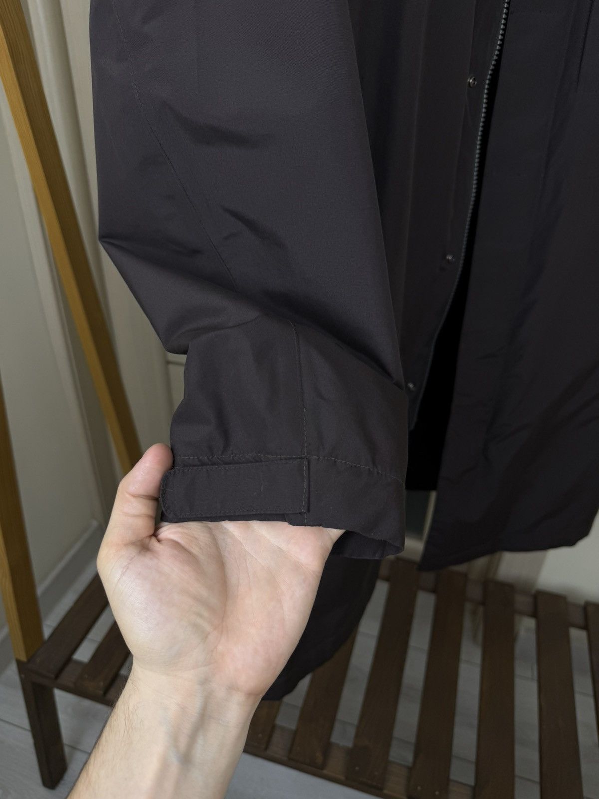 Ermenegildo Zegna Zegna Sport microtech project men's raincoat in brown size M Size US M / EU 48-50 / 2 - 16 Thumbnail