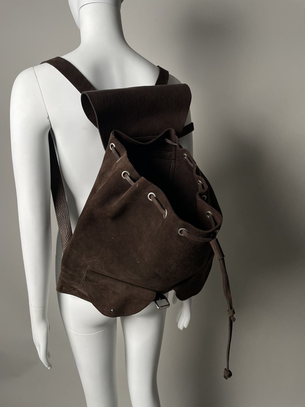 Helmut Lang Vintage Leather Boston Duffle Bag | Grailed