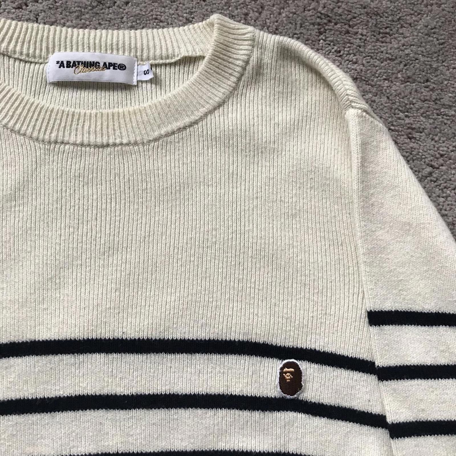 Bape A Bathing Ape Cashmere Sweater Crewneck Sweatshirt Size US S / EU 44-46 / 1 - 2 Thumbnail