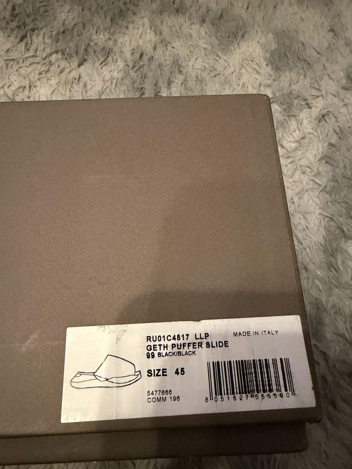 Rick Owens Geth Puffer Slide Size US 12 / EU 45 - 6 Thumbnail
