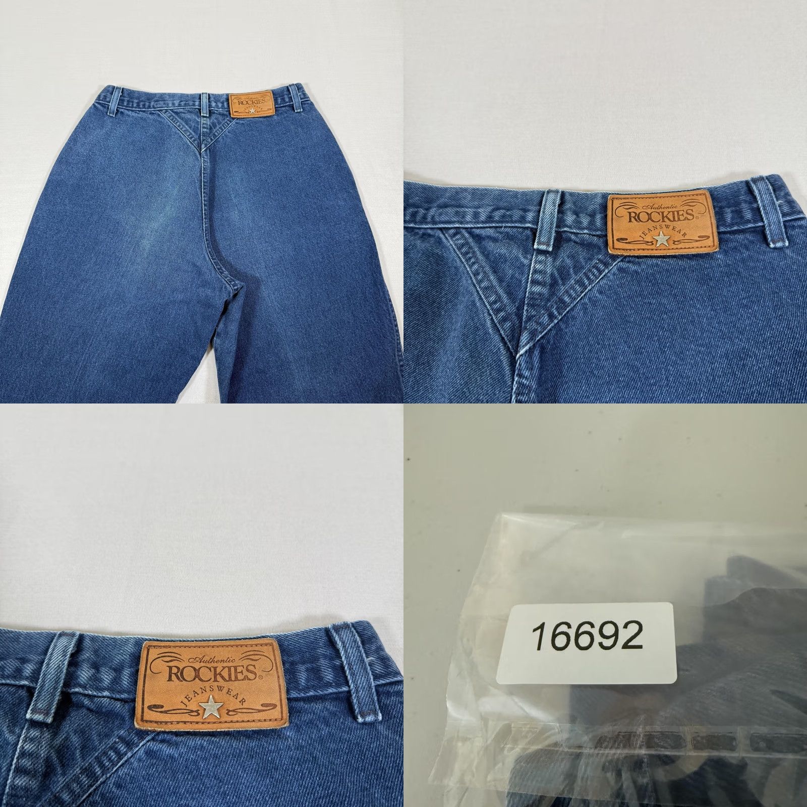 Vintage VINTAGE Rockies Jeans Womens 15 Blue Bare Back Slim Fit Denim Pants 90s Size 36" / US 14 / IT 50 - 10 Thumbnail