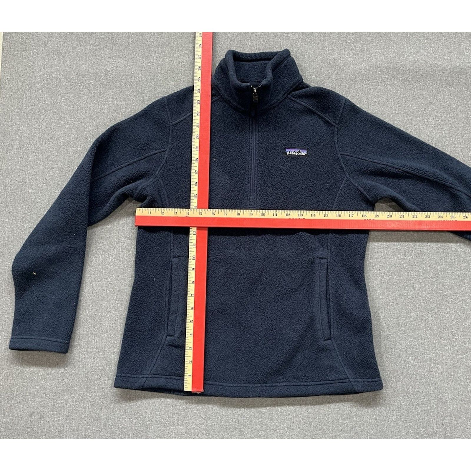 Patagonia Patagonia Classic Synchilla 1/4 Zip Women's, Navy, Med Size M / US 6-8 / IT 42-44 - 3 Thumbnail