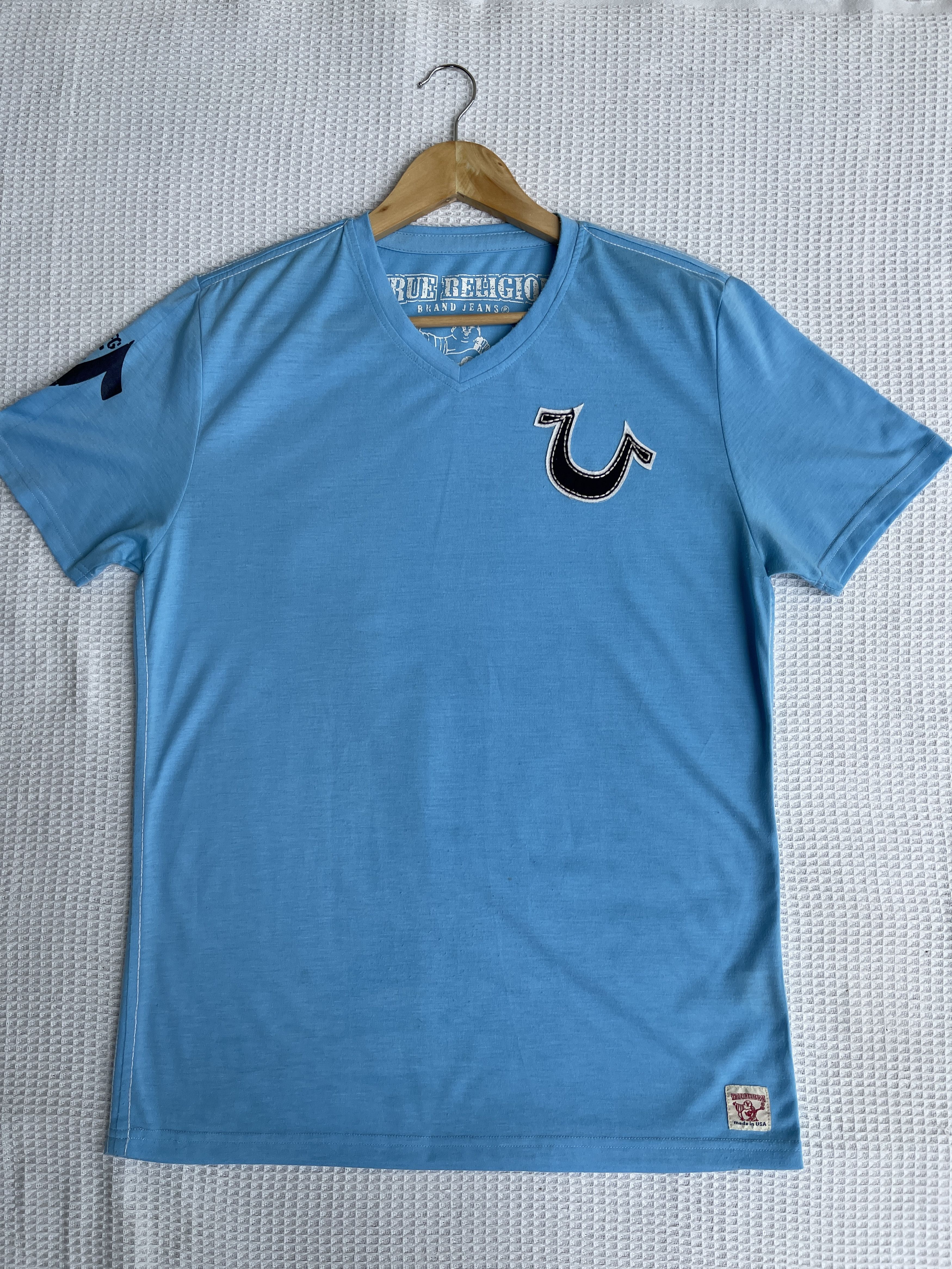 True Religion Last Drop🔥Rare🔥True Religion Blue T Shirt Size US L / EU 52-54 / 3 - 9 Thumbnail