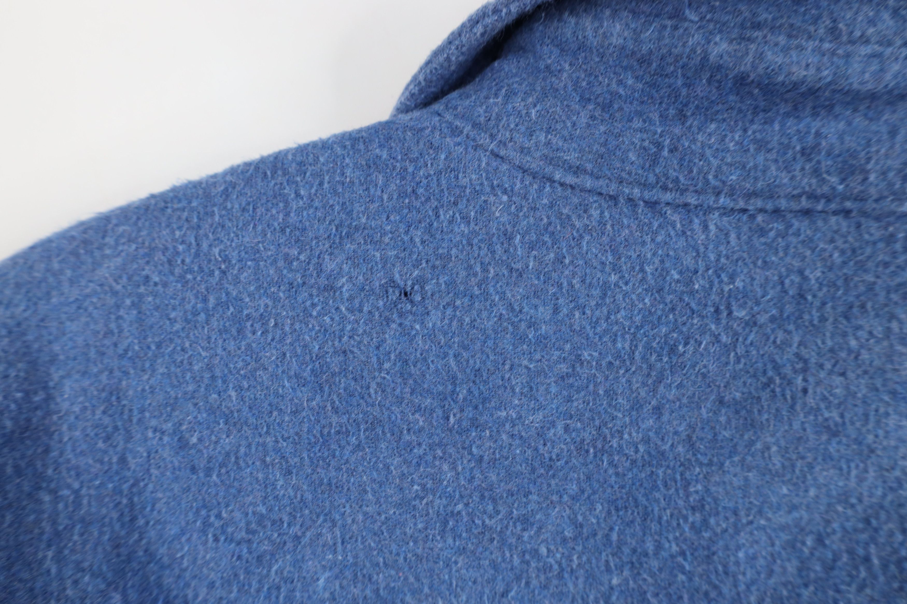 Vintage Vintage 90s Streetwear Cloth Collared Button Shirt Blue Size US M / EU 48-50 / 2 - 10 Thumbnail
