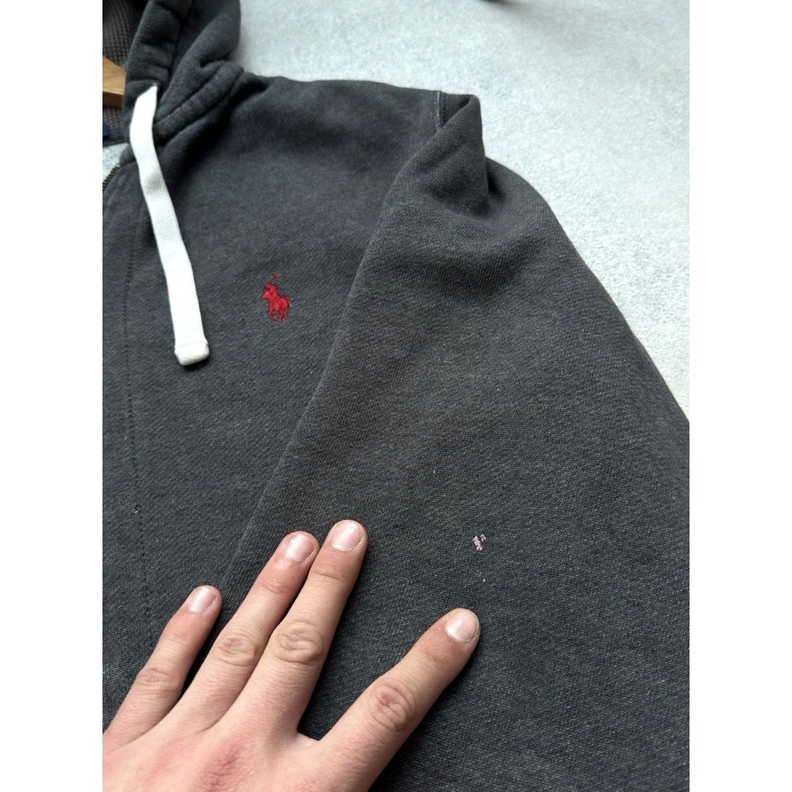 Polo Ralph Lauren VINTAGE Polo Ralph Lauren Hoodie Mens L Gray Zip 90s Streetwear City Classic Designer Hip Hop retro Logo Size US L / EU 52-54 / 3 - 7 Thumbnail