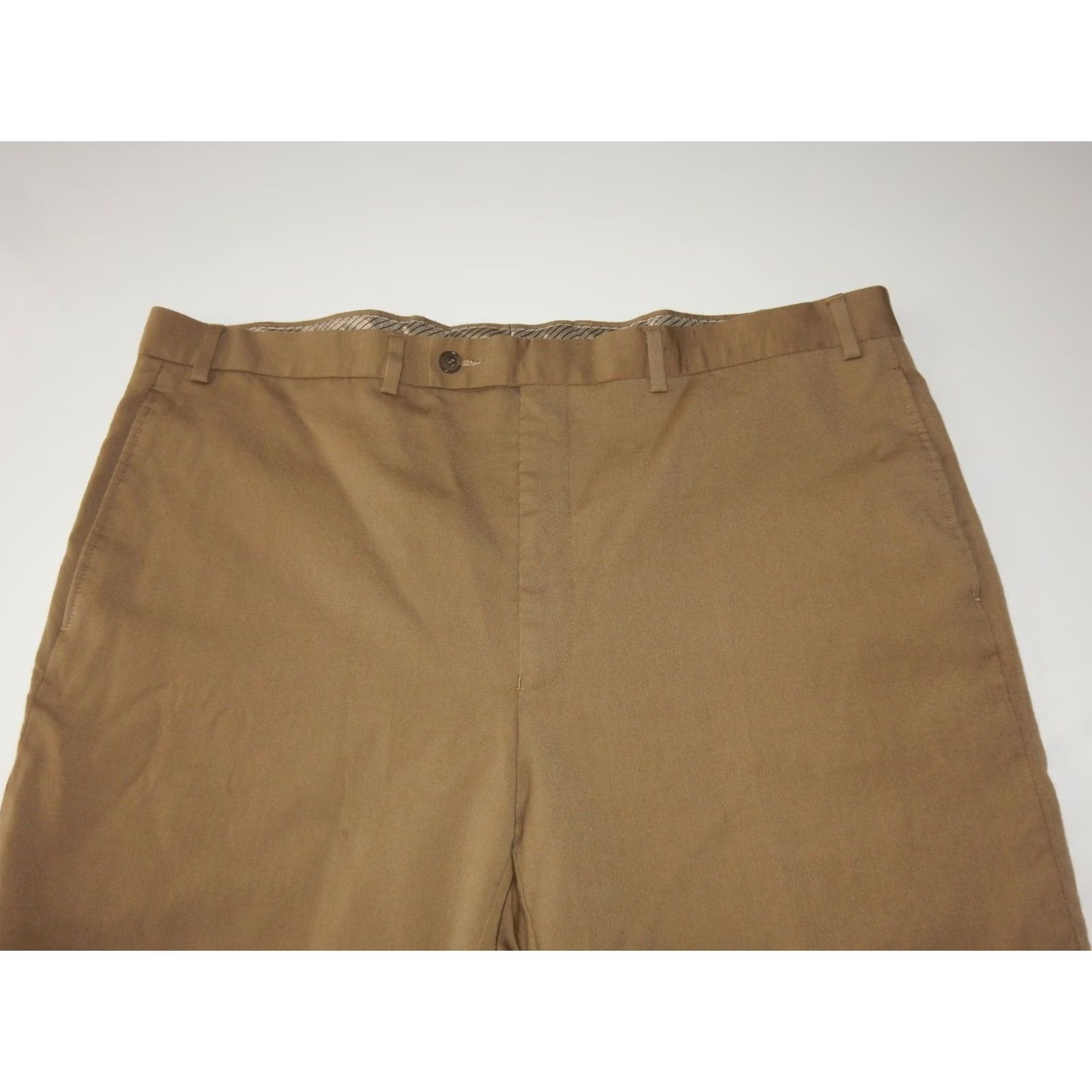 Ralph Lauren Lauren Ralph Lauren Men's Pants Wool Beige Dress Flat Front 40x32 100% Wool N/A Size US 40 / EU 56 - 3 Thumbnail