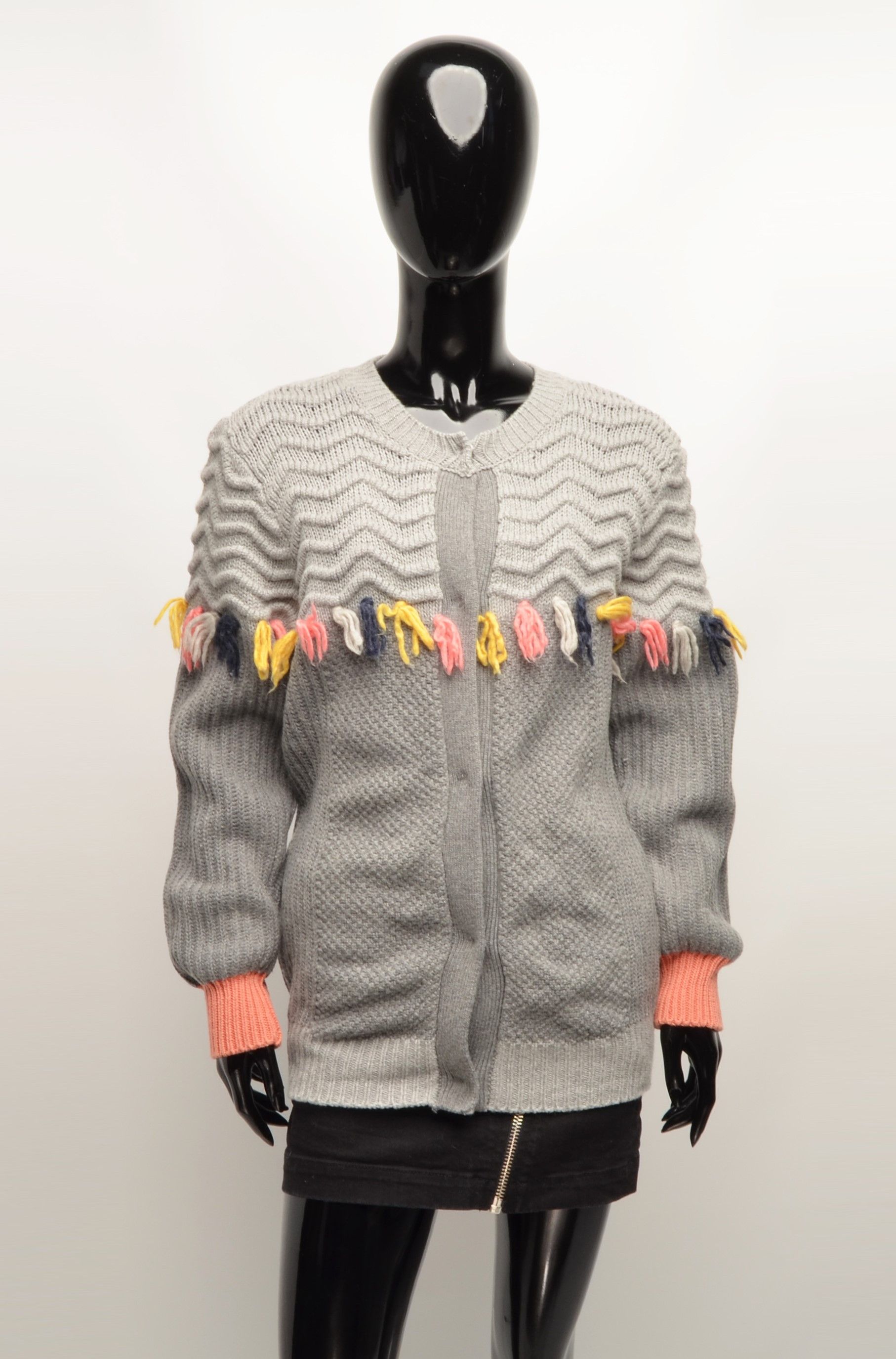 Stella McCartney Stella Mccartney Wool Blend Decorated Cardigan Size S / US 4 / IT 40 - 1 Thumbnail