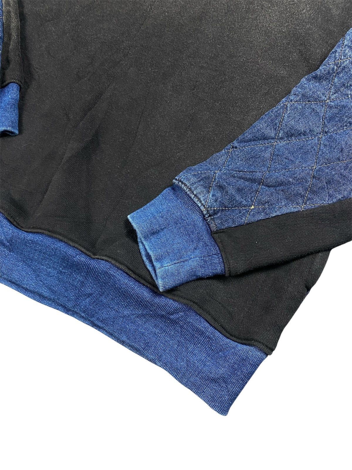 Kapital Kapital Kountry Indigo Waffle Two-Tone Sweater Size US L / EU 52-54 / 3 - 12 Thumbnail