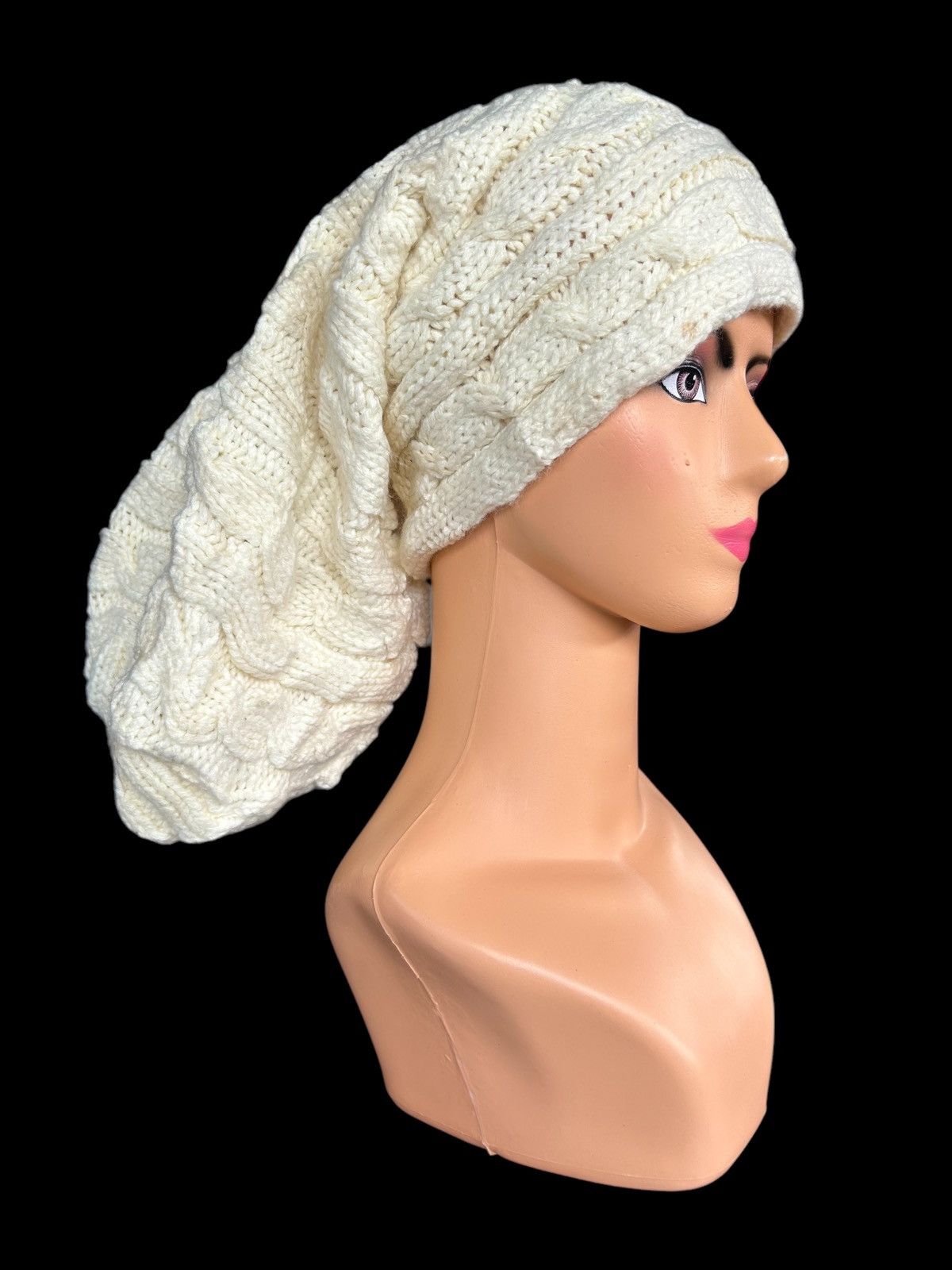 Japanese Brand × Kapital × Vintage Japanese Style Knitt Long Big Beanie Hats Size ONE SIZE - 1 Thumbnail