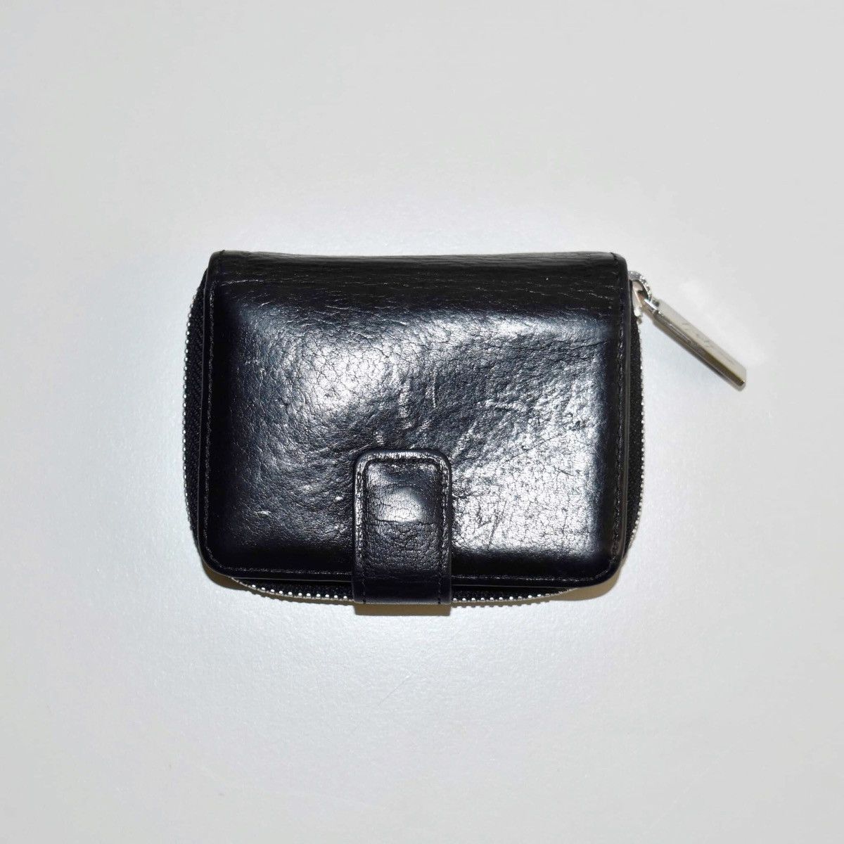 Yohji Yamamoto Yohji Yamamoto POUR HOMME black genuine leather zip wallet Size ONE SIZE - 3 Thumbnail