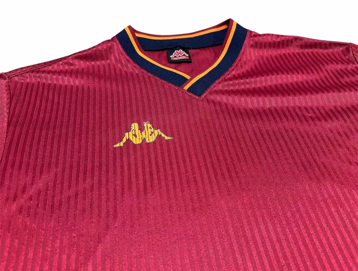 Kappa 🔥Vintage Kappa As Roma Football Jersey Size US L / EU 52-54 / 3 - 4 Thumbnail
