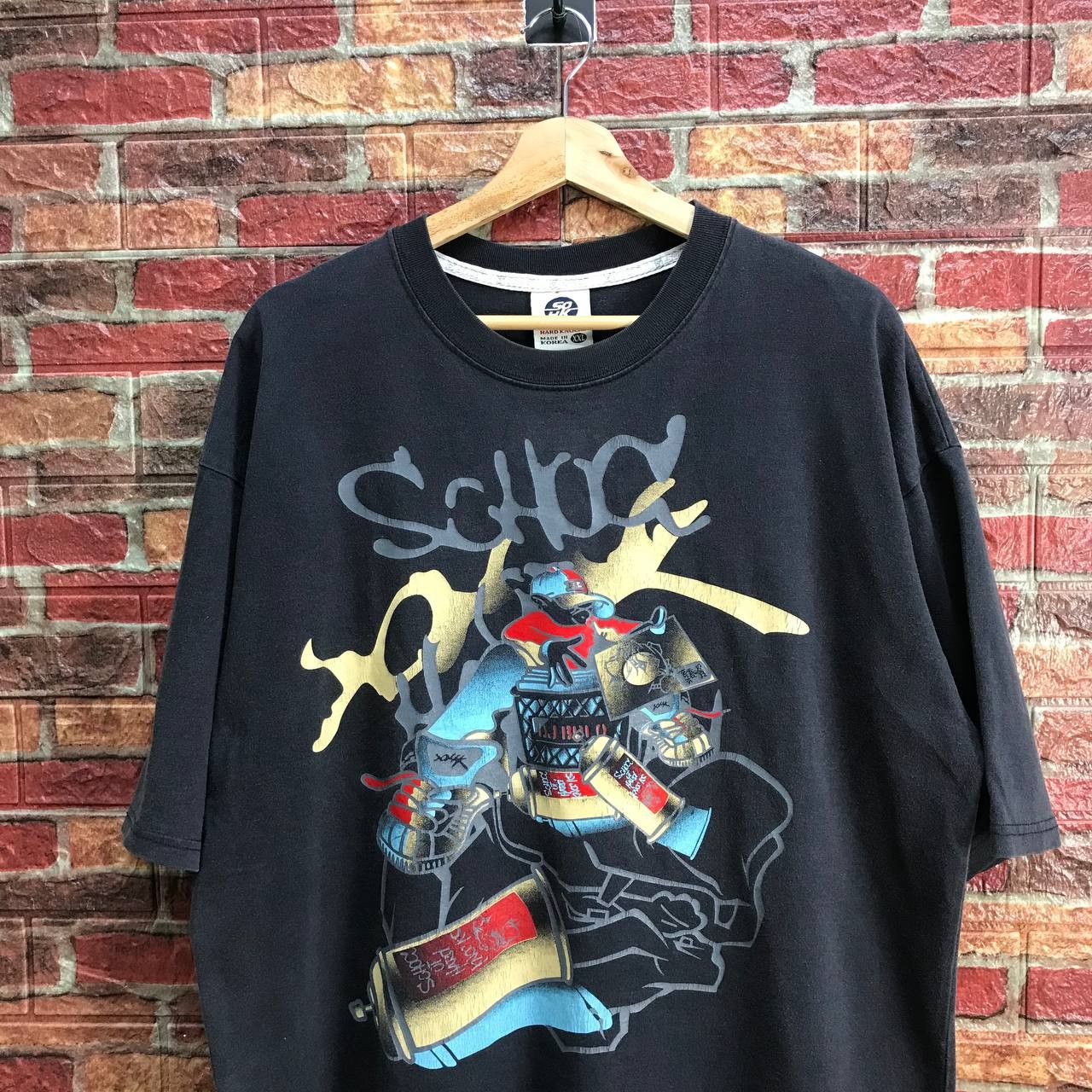 Rap Tees × Vintage VINTAGE Y2K SOHK SCHOOL OF HARD KNOCKS RAPTEES/HIPHOP XXL Size US XXL / EU 58 / 5 - 7 Thumbnail