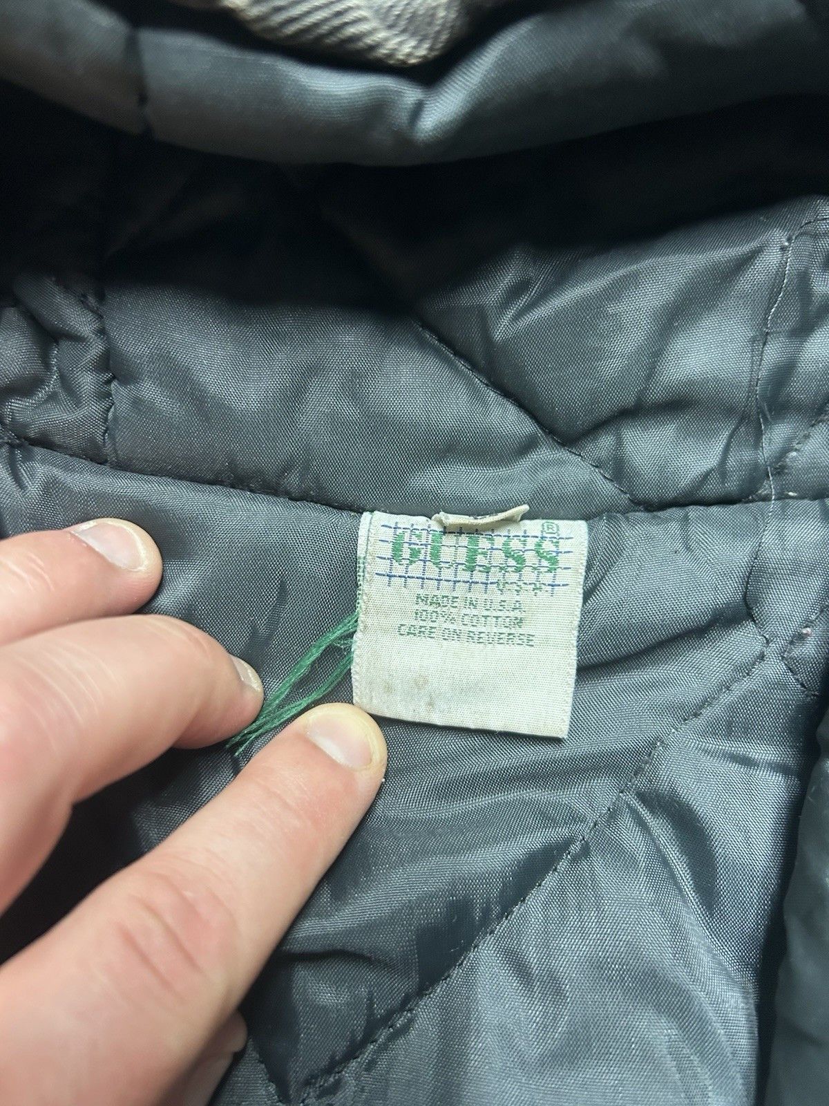 Vintage Vintage guess hooded work jacket canvas Carhartt quilted XL Size US XL / EU 56 / 4 - 13 Thumbnail