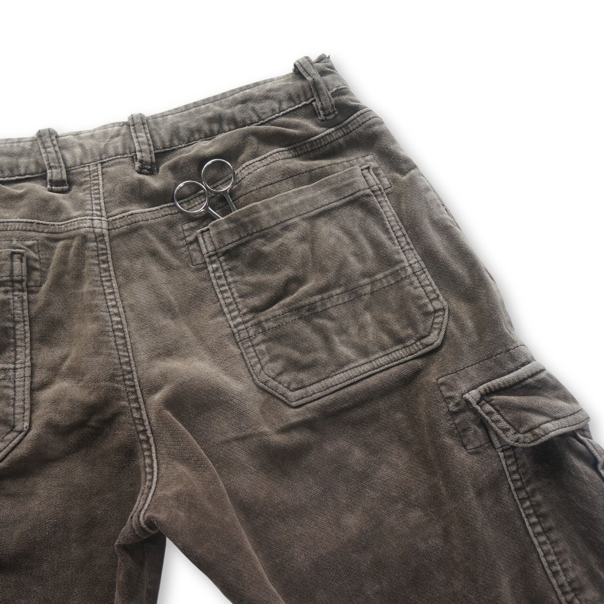 Japanese Brand Sunny Cloud Multi Pockets Cargo Corduroy Pants Size 28" / US 6 / IT 42 - 5 Thumbnail