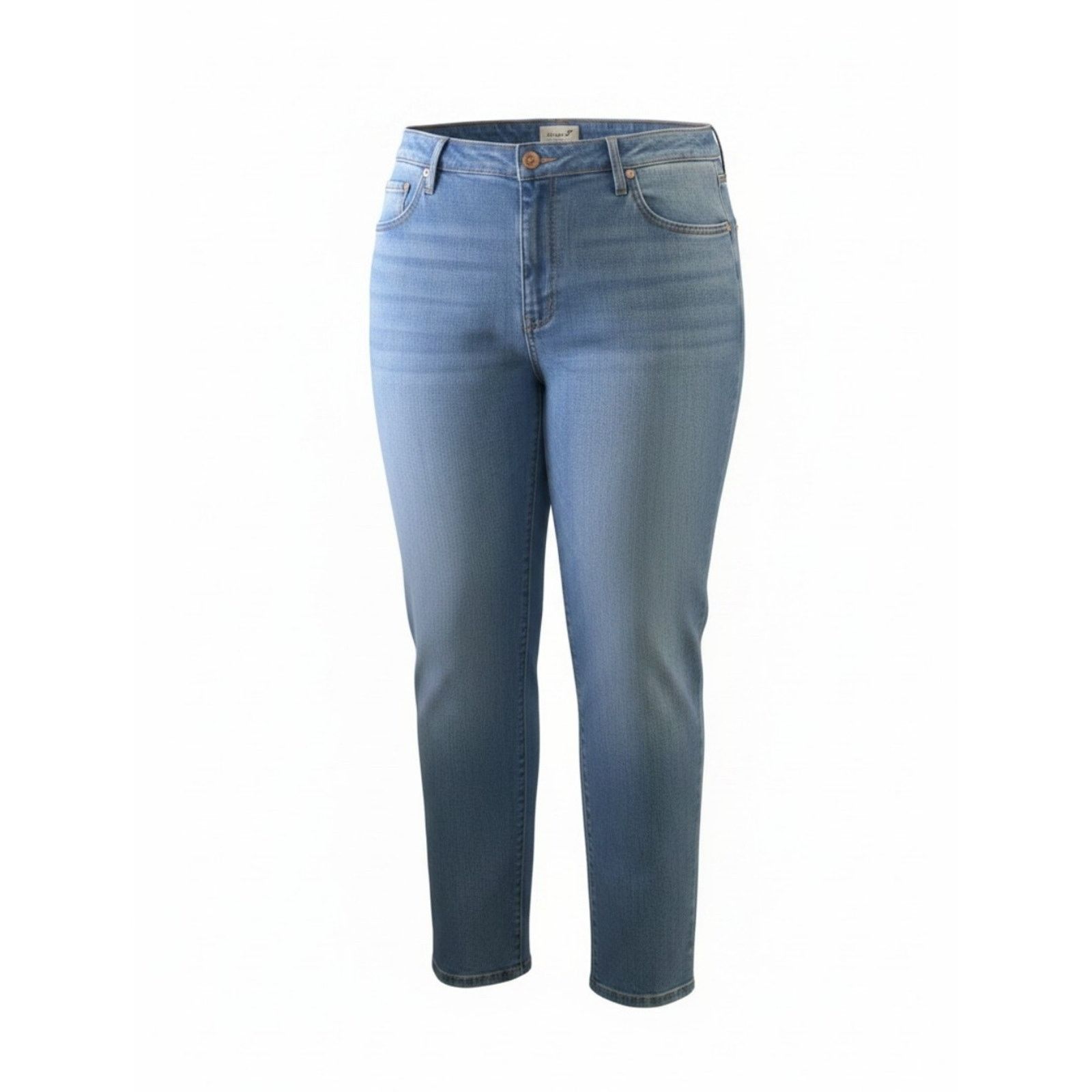 Seven 7 Seven7 18W Straight Leg Relaxed Fit Jeans Stretch Denim Size 35" - 9 Thumbnail