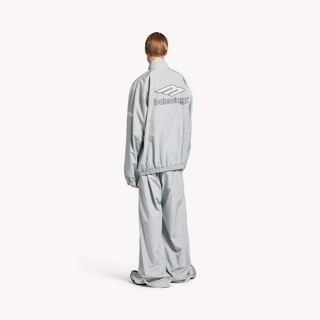 Balenciaga os11x0326 3B Football Tracksuit Jacket in Grey Size US XL / EU 56 / 4 - 4 Thumbnail