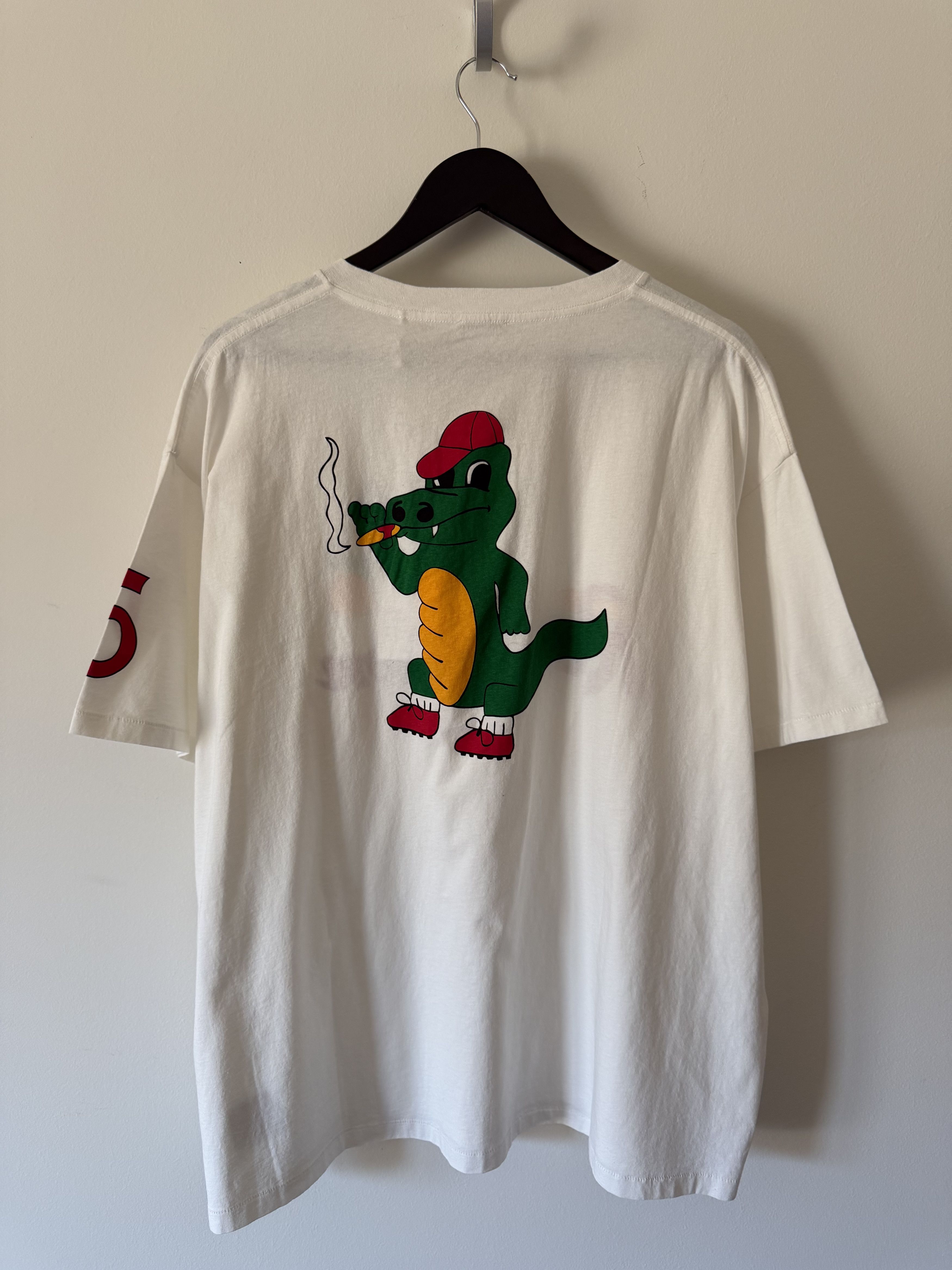 Bode Bode Reptile Rec Baseball Tee in Cream Size US XXL / EU 58 / 5 - 5 Thumbnail