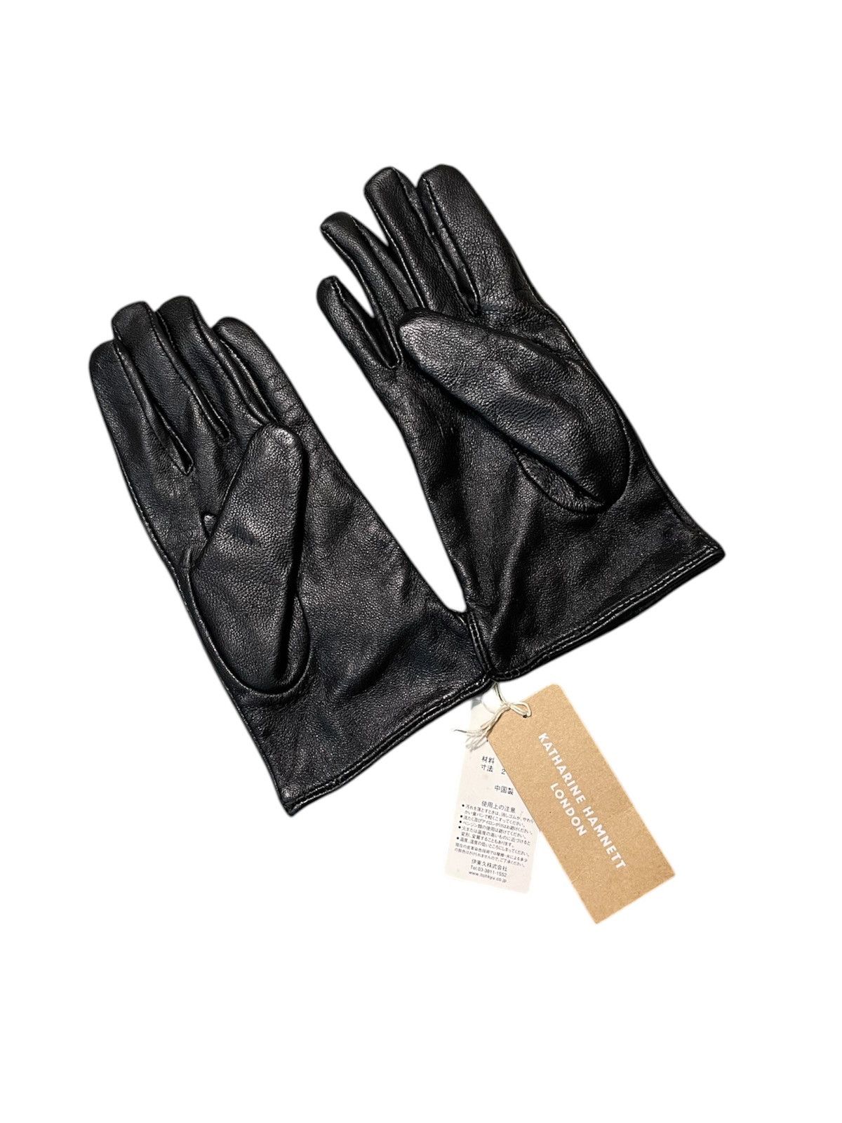Katharine Hamnett London Katharine Hamnett London Sheep Skin Leather Glove Size ONE SIZE - 1 Thumbnail