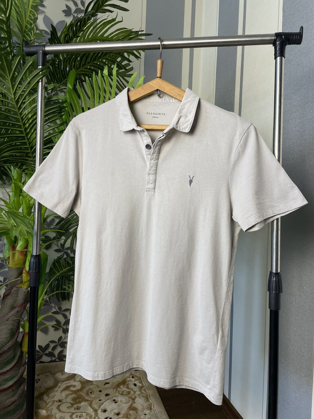 Allsaints Allsaints Men’s Grey Polo Shirt Size M Size US M / EU 48-50 / 2 - 1 Thumbnail