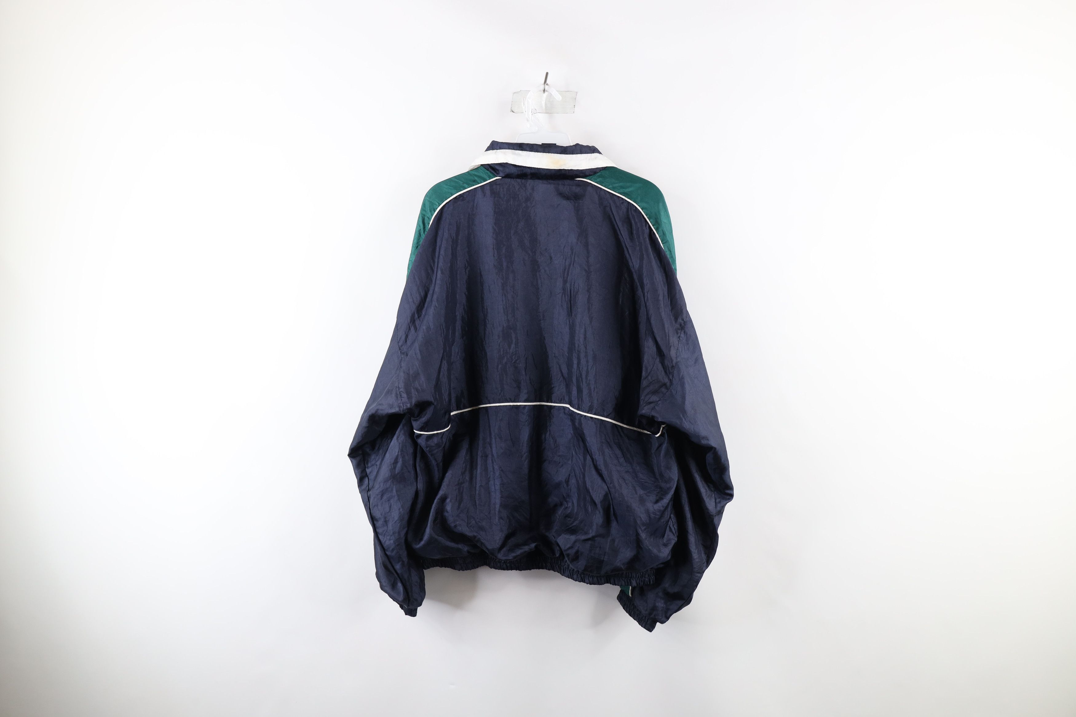 Givenchy × Vintage Vintage 90s Givenchy Block Lined Full Zip Windbreaker Jacket Size US L / EU 52-54 / 3 - 8 Thumbnail