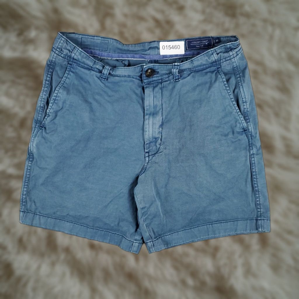 Vineyard Vines VINTAGE Vineyard Vines Men's Shorts Size 30 Blue Flat Front Chino Casual Summer Size US 30 / EU 46 - 1 Thumbnail