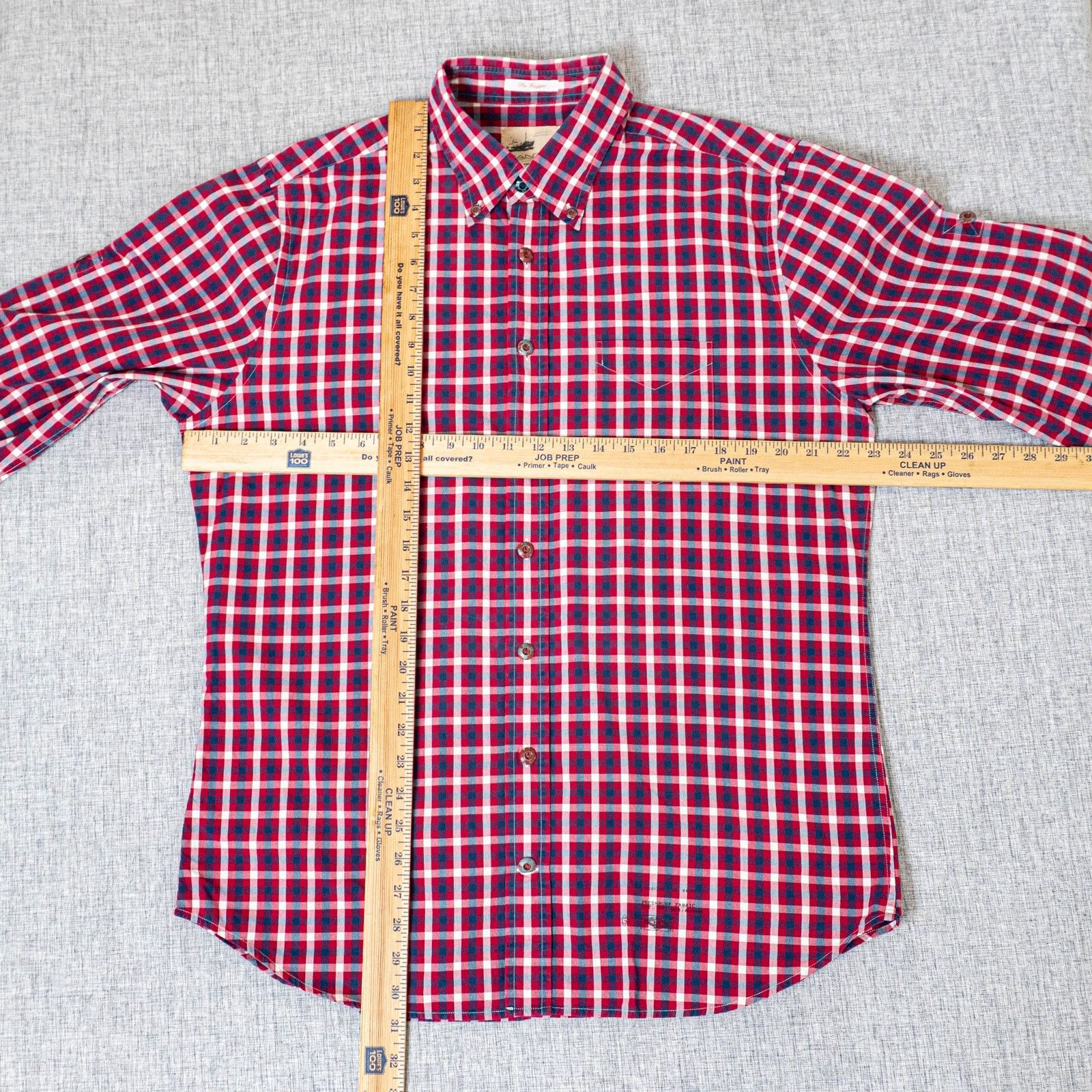 Gant GANT Rugger the HUGGER Button Down Shirt Red check XL Size US XL / EU 56 / 4 - 6 Thumbnail