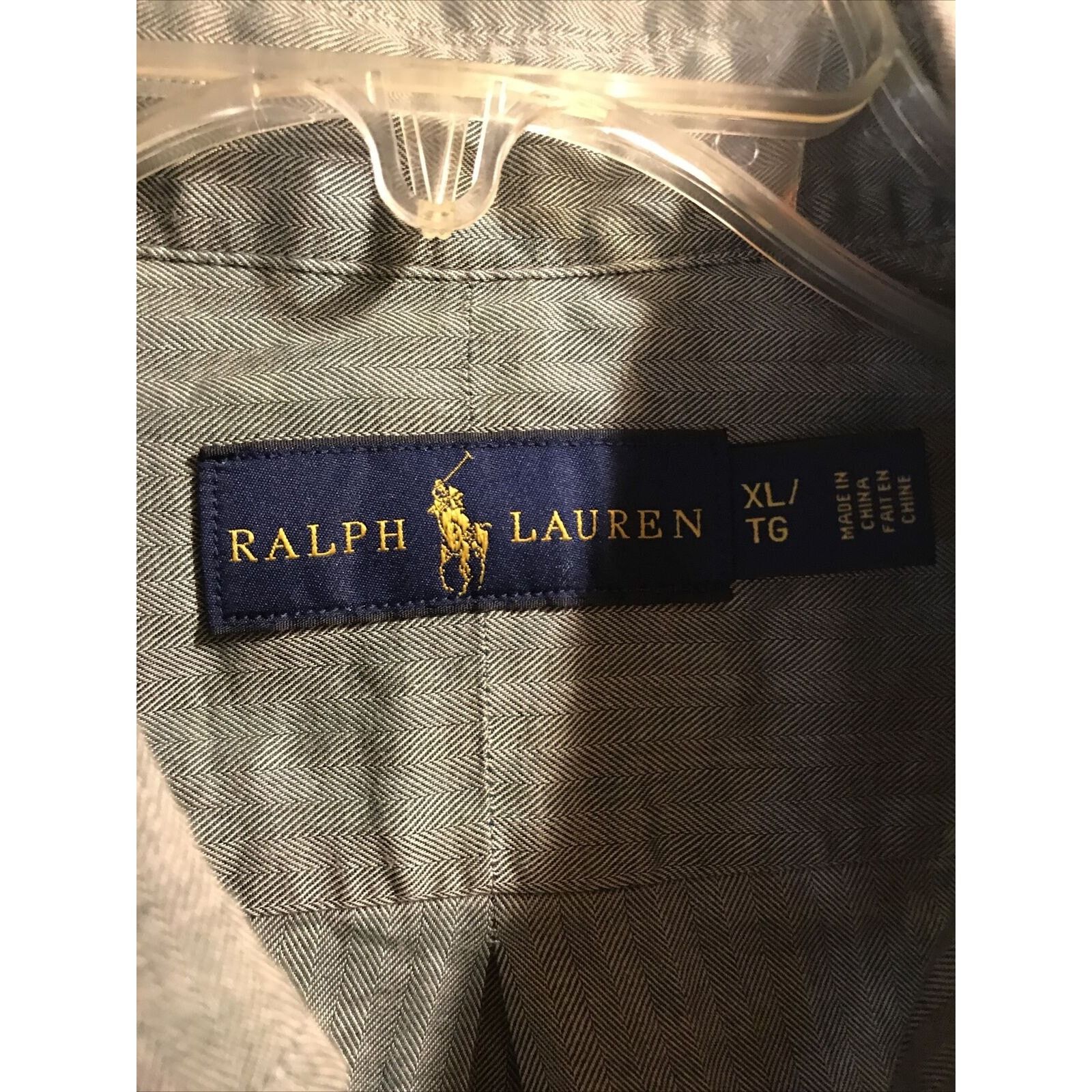 Ralph Lauren Ralph Lauren Men’s XL Light Green LS Button Up Cotton Shirt Size US XL / EU 56 / 4 - 2 Thumbnail