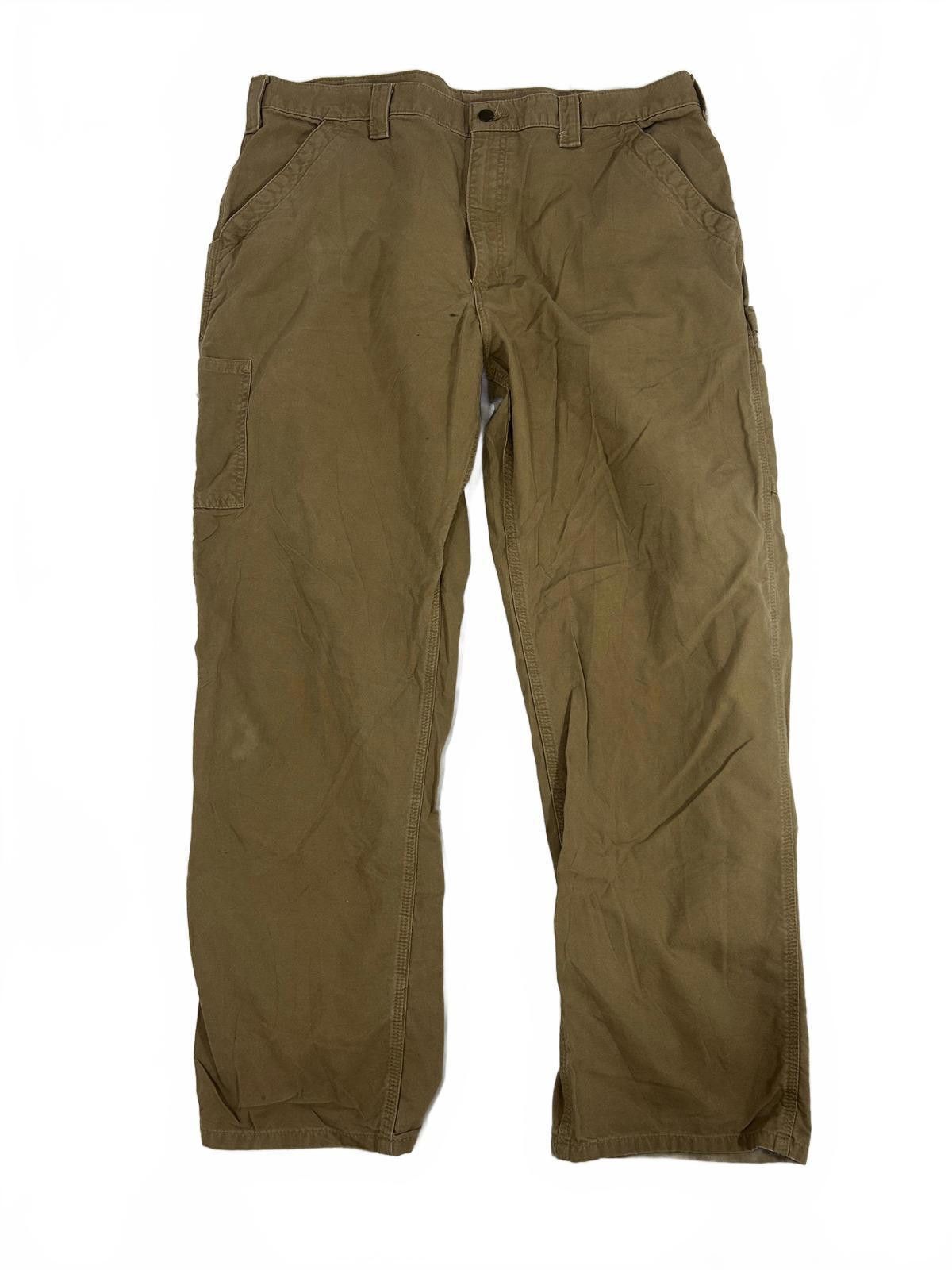 Carhartt Carhartt Men's Carpenter Pants Tan 40X32 Size US 40 / EU 56 - 3 Thumbnail