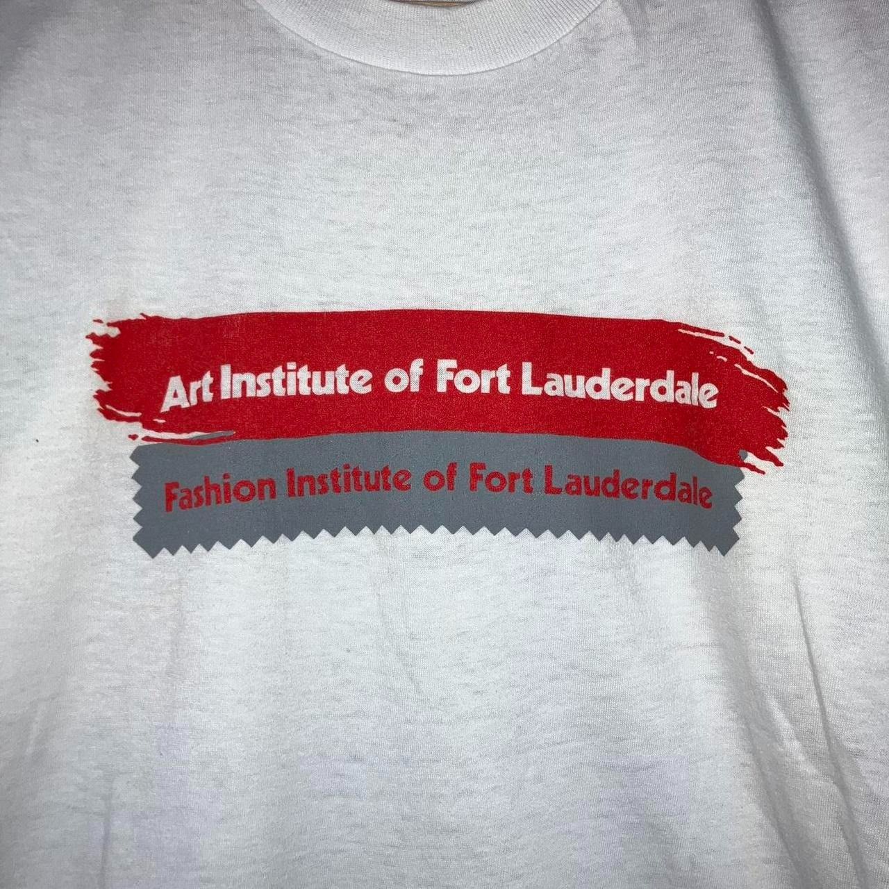 Vintage Vintage 80s Art And Fashion Institute of Fort Lauderdale Size US L / EU 52-54 / 3 - 4 Thumbnail