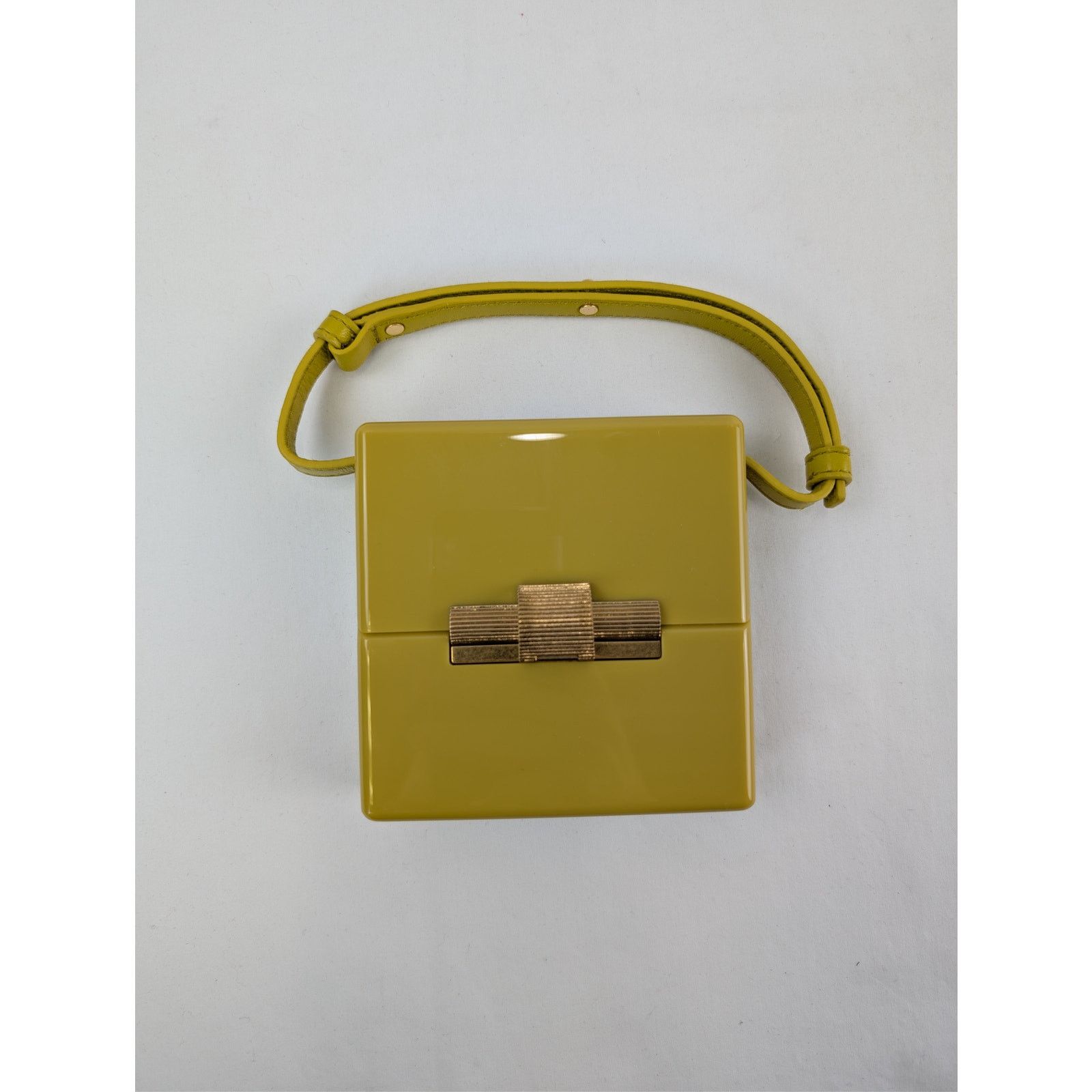 Bottega Veneta o1rshd1 Size: OS / Shiny Leather Mini Bag in Mirabelle-Gold Size ONE SIZE - 2 Thumbnail