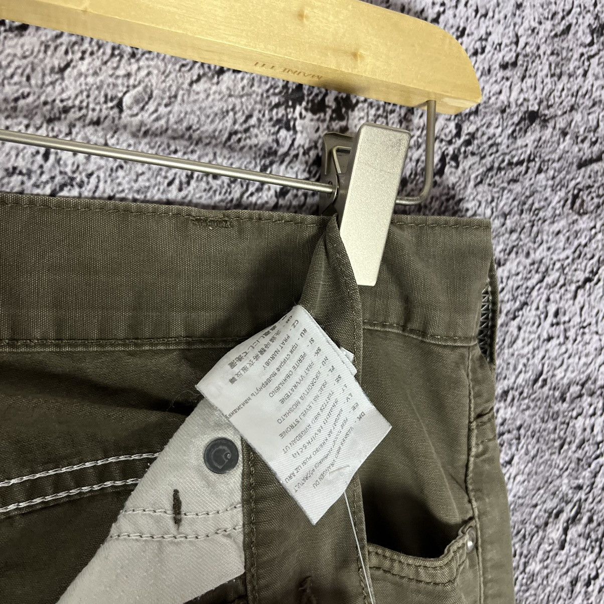 Carhartt × Vintage 🦖VINTAGE🦖 Carhartt Dark Green Texas cotton Pants Size US 31 - 11 Thumbnail