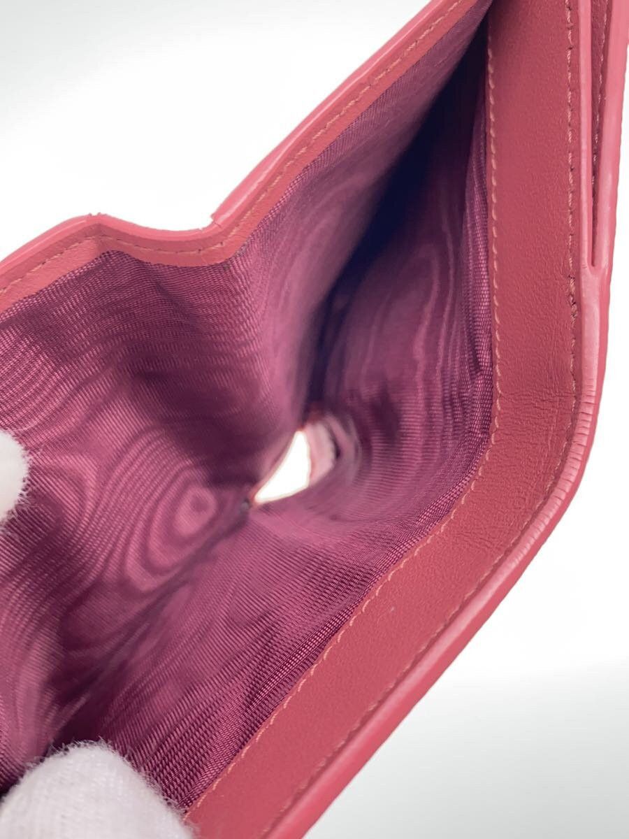 Dior Dior Leather Bi-Fold Wallet Pink Size ONE SIZE - 6 Thumbnail