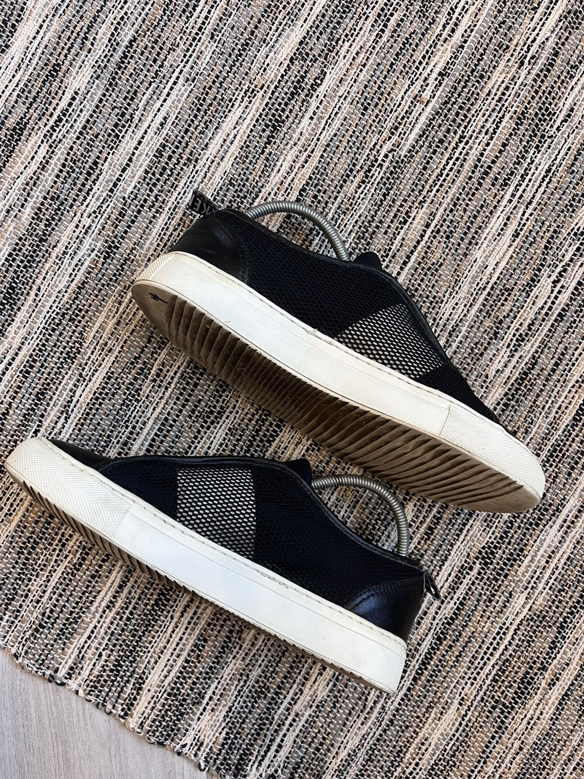Dirk Bikkembergs × Vintage Dirk Bikkembergs Leather Sneakers Slipons shoes minimalistic Size US 8 / IT 38 - 7 Thumbnail