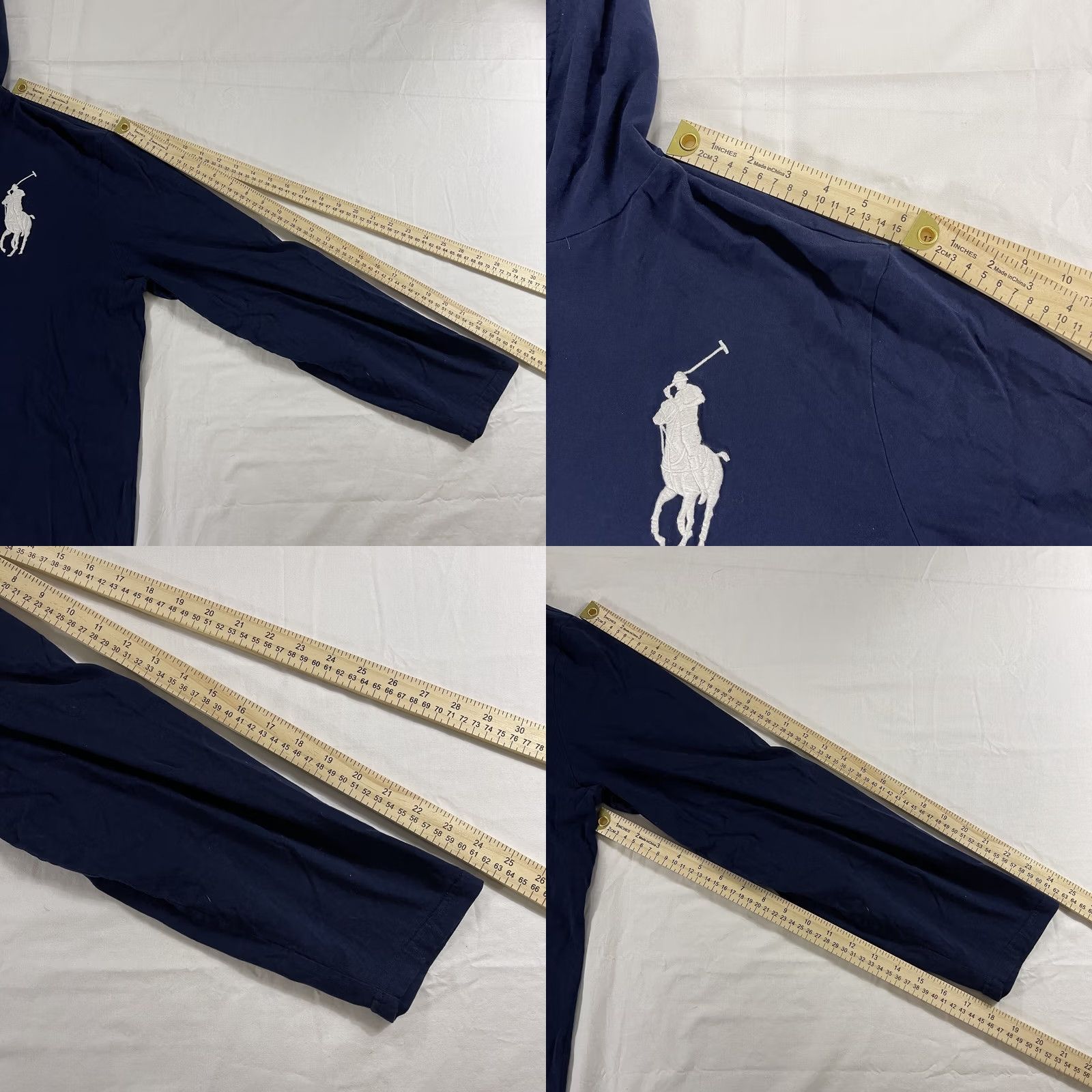 Polo Ralph Lauren Polo Ralph Lauren Hoodie Shirt XL Men Blue Logo Pony L/S Pullover Hooded Size US XL / EU 56 / 4 - 8 Thumbnail