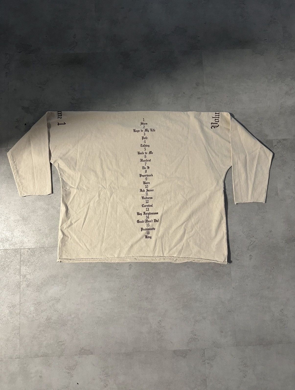 Kanye West Vultures kanye west beige longsleeve Size US M / EU 48-50 / 2 - 2 Thumbnail