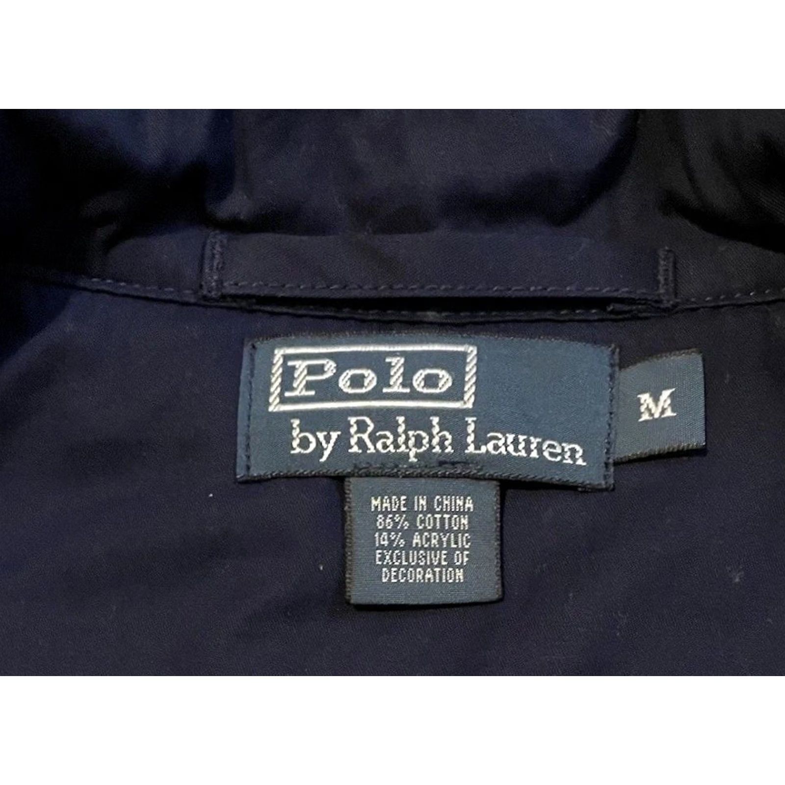 Polo Ralph Lauren VINTAGE Polo Ralph Lauren Hybrid Fleece Jacket M Blue Bomber Jacket Mens Polo Ralph Lauren Sport Stadium 90s Size US M / EU 48-50 / 2 - 5 Thumbnail