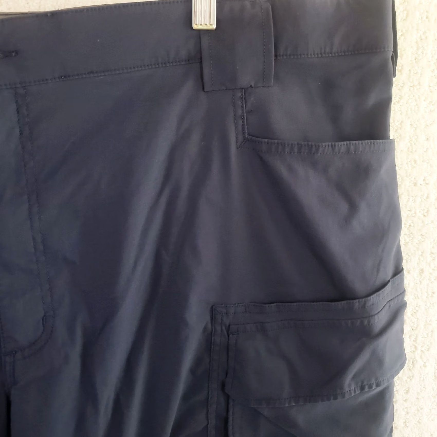 Duluth Trading Company Duluth Trading Co Flex Dry on the Fly Cargo Shorts Men's 46 Navy Nylon Stretch Size US 30 / EU 46 - 5 Thumbnail