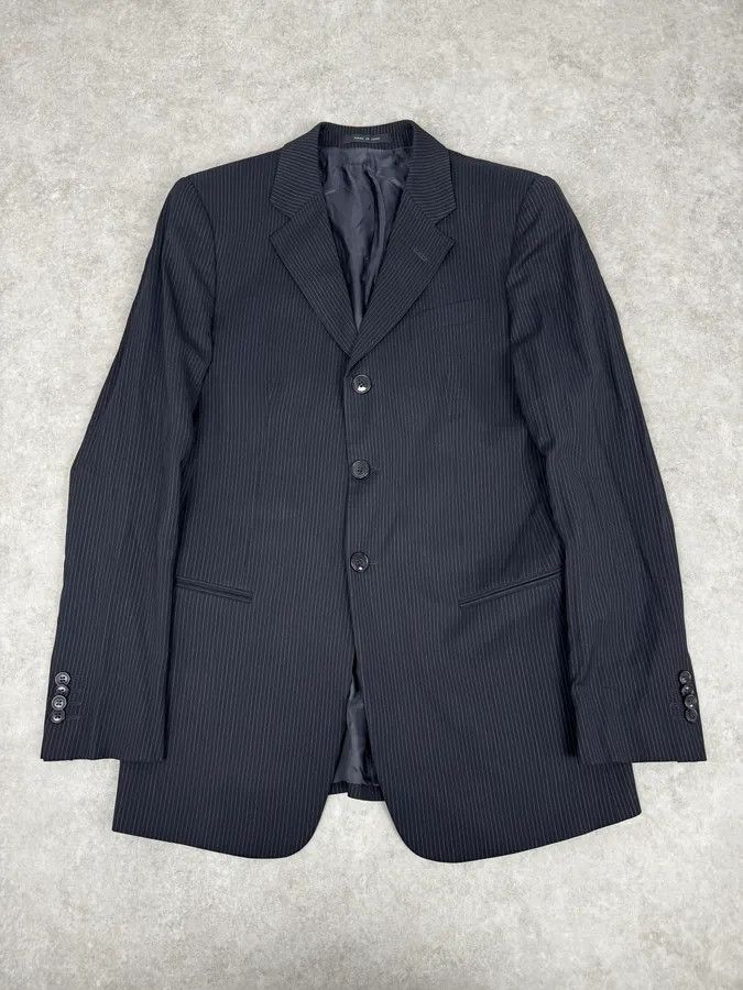 SS2005 Emporio Armani Striped Navy Classy Blazer