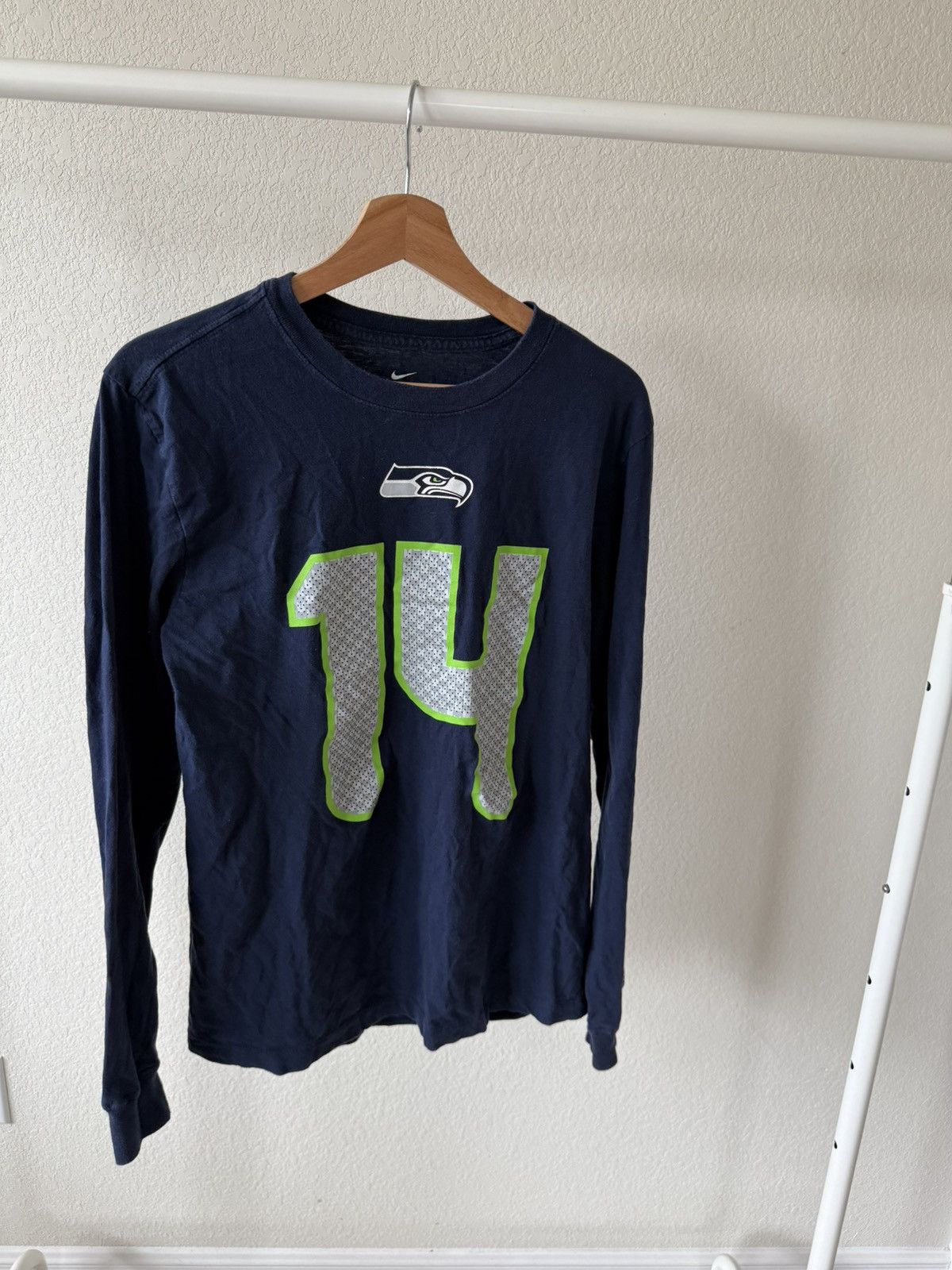 Nike Seattle Seahawks DK Metcalf L/S T-shirt Size US S / EU 44-46 / 1 - 1 Thumbnail